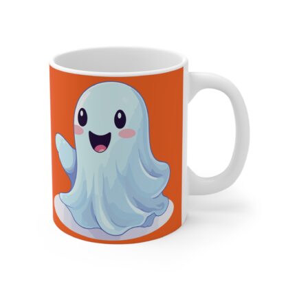 Cute Ghost Mug, Halloween Coffee Cup, Ghost Themed Gift, Whimsical Drinkware, Spooky Home Decor, Fun Fall Mug - Image 4