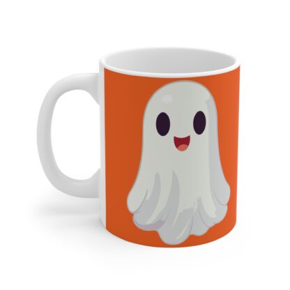 Cute Ghost Mug for Halloween, Adorable 11oz Coffee Cup, Perfect for Spooky Season, Gift for Teens and Kids, Fun Drinkware - Image 3