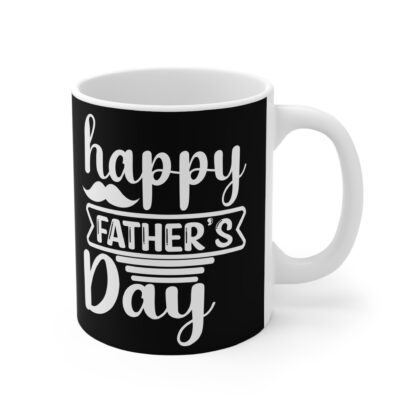 Father's Day Mug, Happy Father's Day Coffee Cup, Gift for Dad, Personalized Drinkware, 11oz Ceramic Mug - Image 4