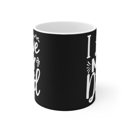 I Love My Dad Black Mug | Perfect Gift for Father's Day, Dad's Birthday, Family Gatherings, Coffee Lovers, Personal Mug - Image 2