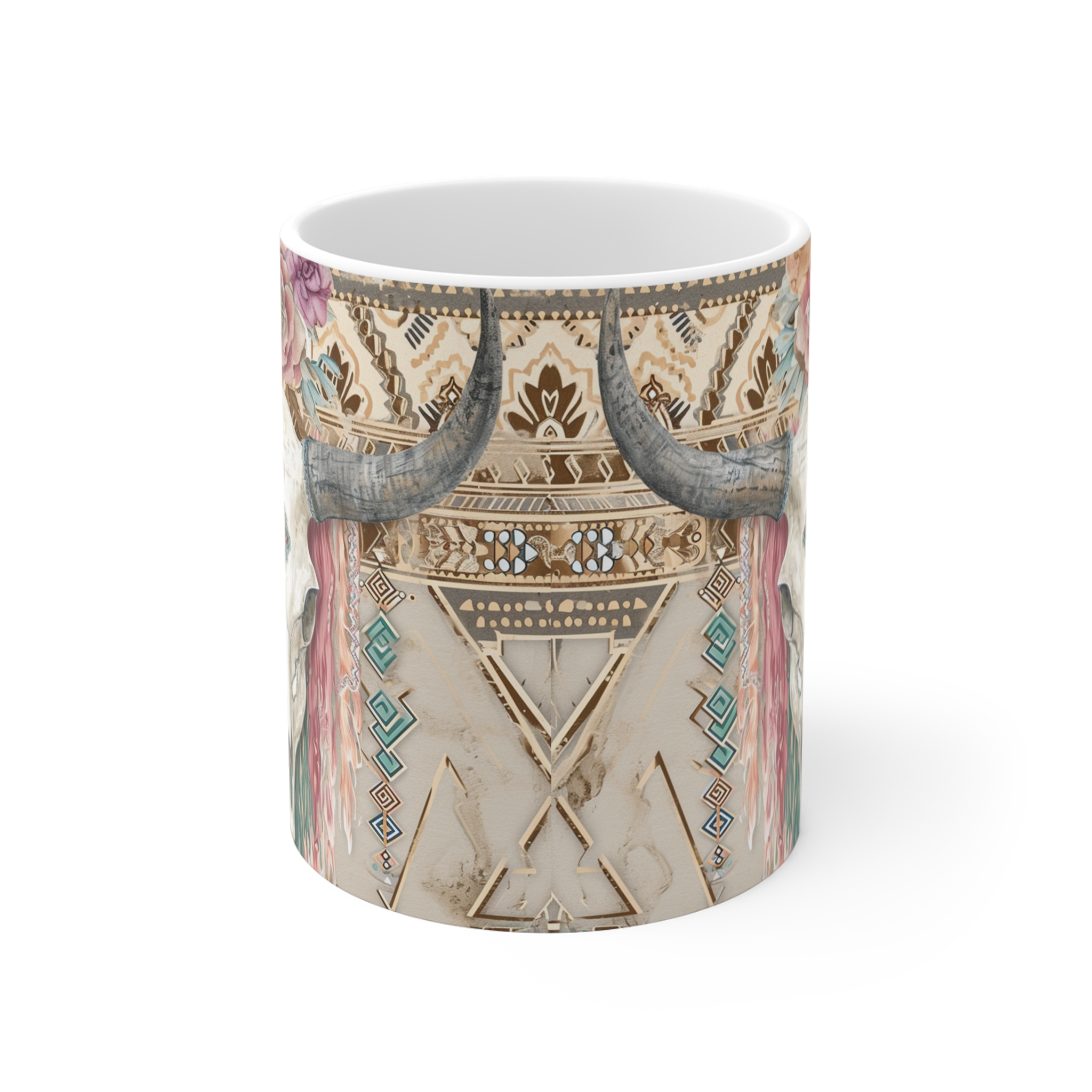 Country Western Cow Skull - Image 2