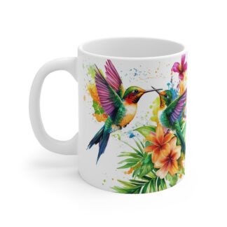 Tropical Hummingbird Mug 11oz