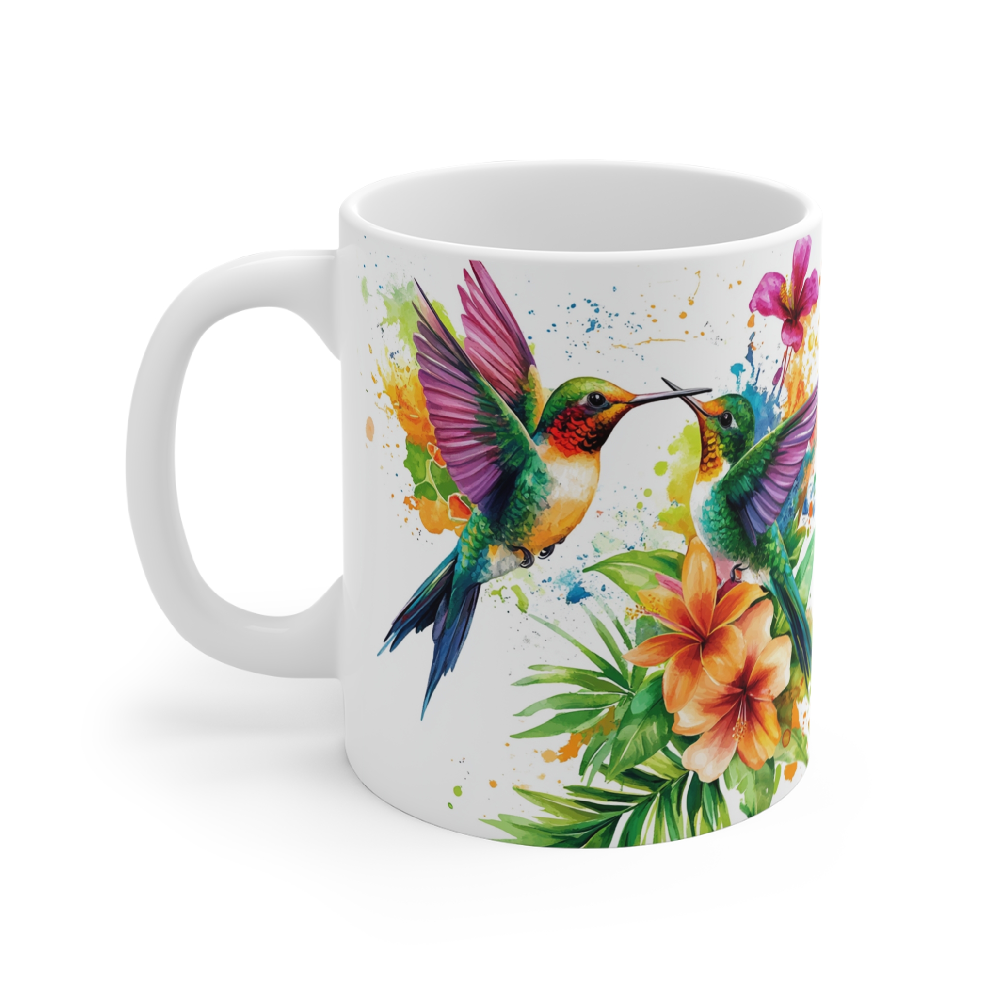 Tropical Hummingbird Mug 11oz