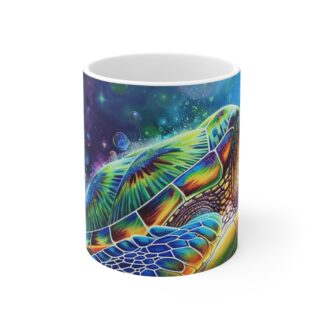 Neon Sea Turtle - Mug 11oz