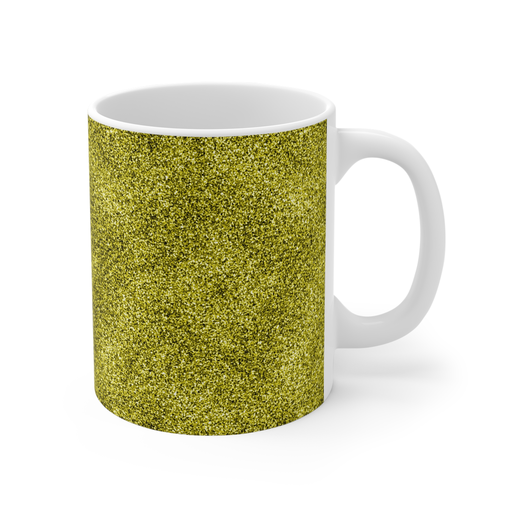 Spring Glitter Easter 10 - 11oz Coffee Mug - Nature Inspired Drinkware - Image 3
