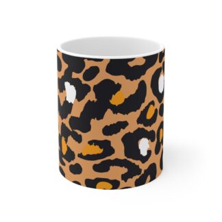 Leopard Print Pattern Mug 11oz