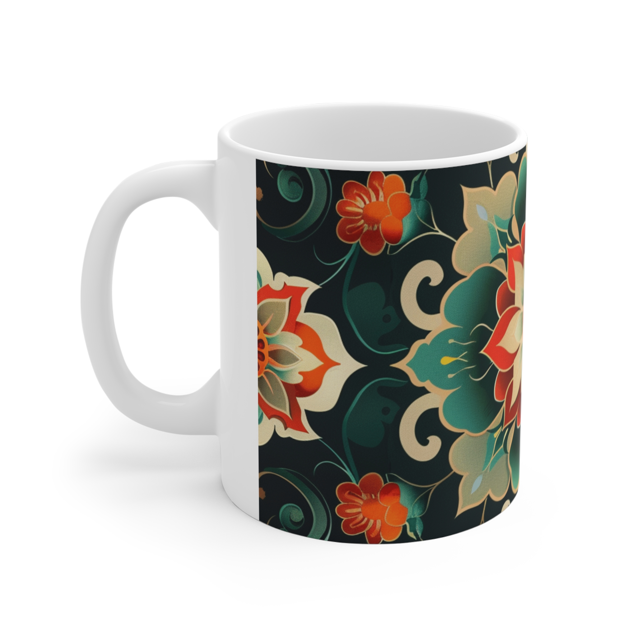 Eastern Enchantment 11 - Mug - 11oz Ceramic Coffee Cup for Home and Office - Image 2