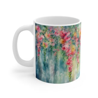 Carnations Watercolor 11oz Mug - Perfect Gift for Garden Lovers