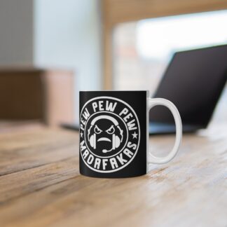 Pew Pew Madafakas Mug - 11oz Fun Coffee Cup for Gamers and Humor Lovers