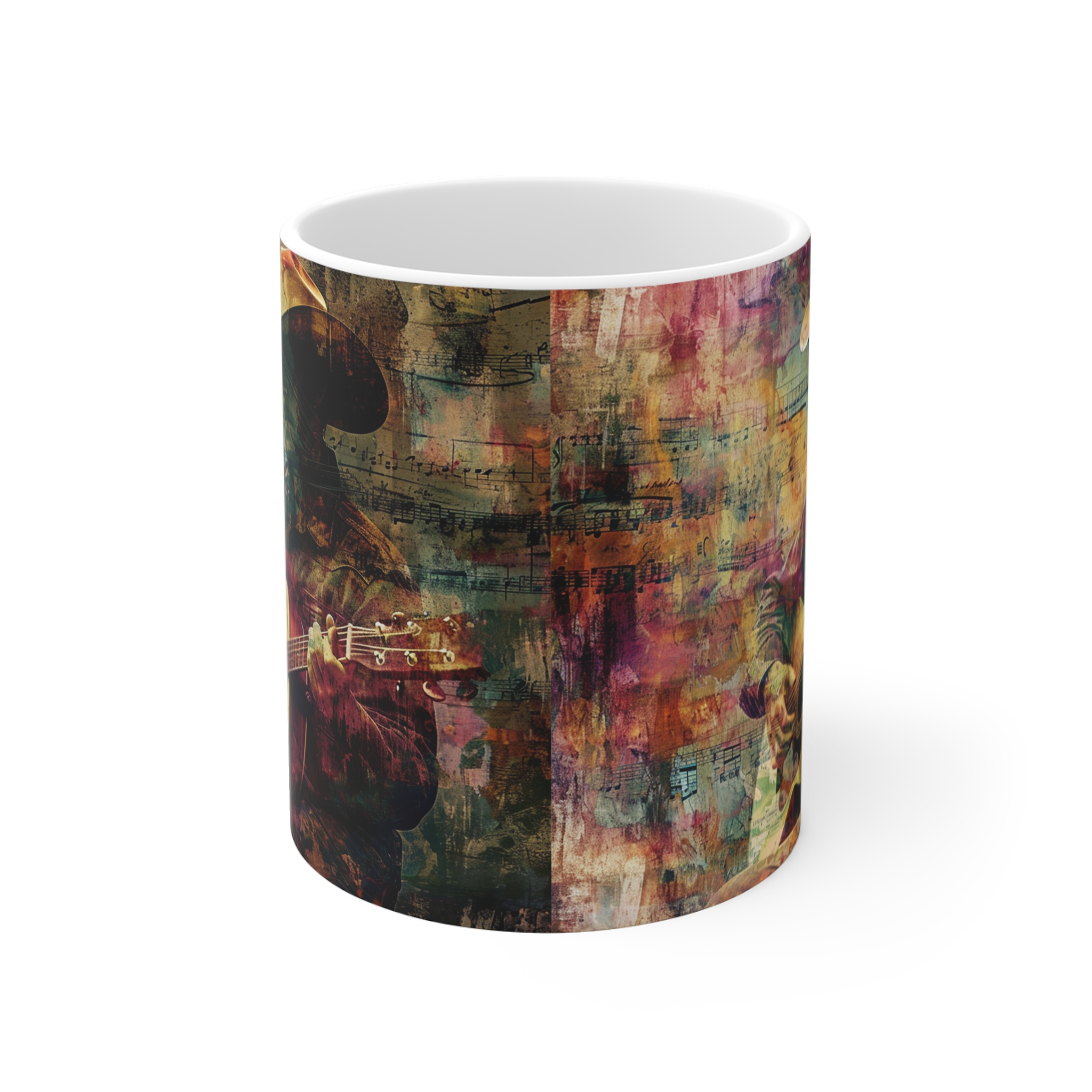 Vibrant Cowboy Coffee Mug - Colorful Western Art - Image 2