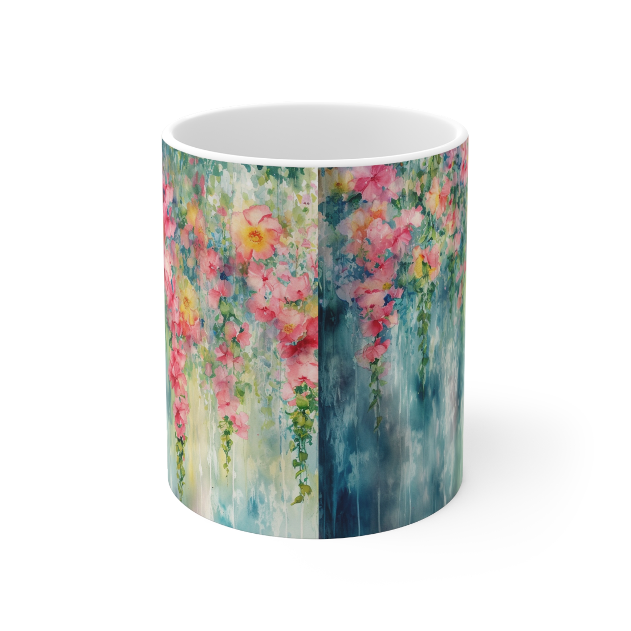 Carnations Watercolor 11oz Mug - Perfect Gift for Garden Lovers - Image 2