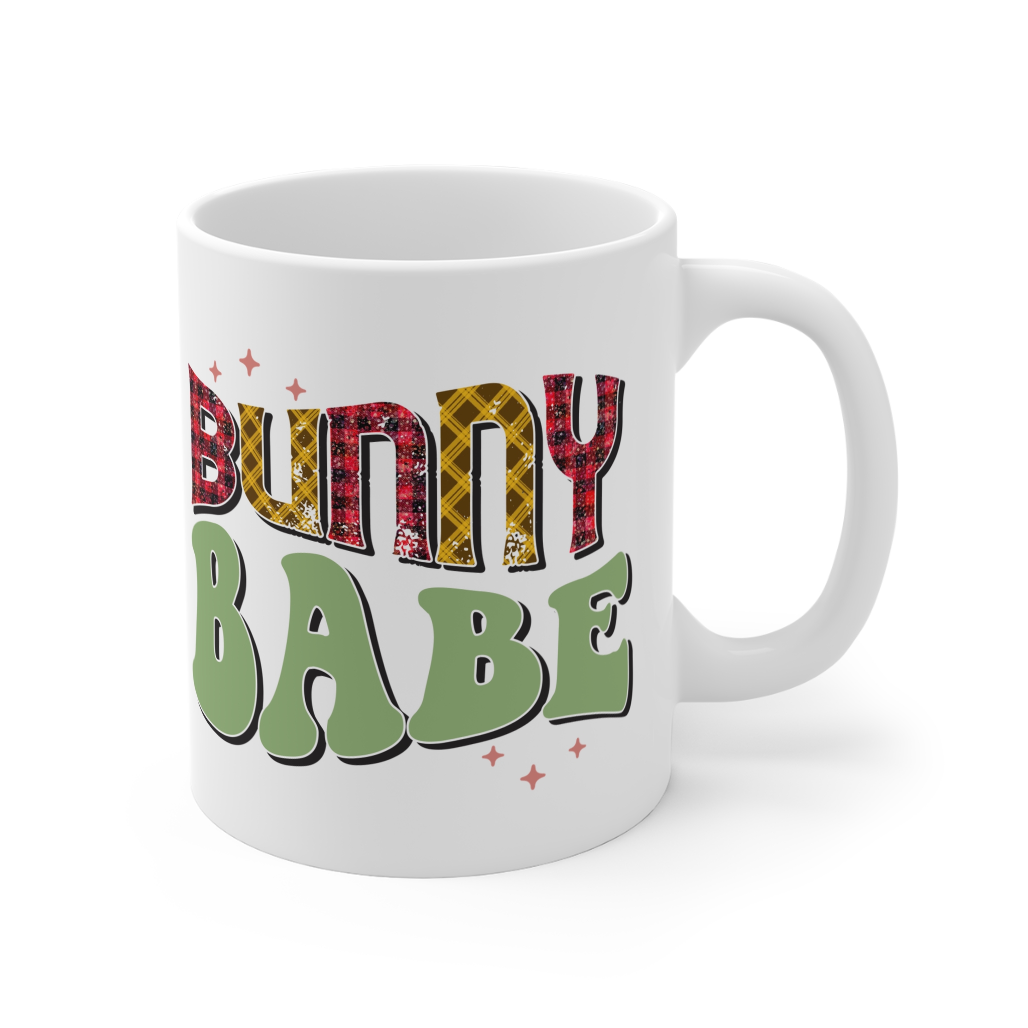 Cute Bunny Babe Mug 11oz - Perfect for Easter and Spring Celebrations - Image 4