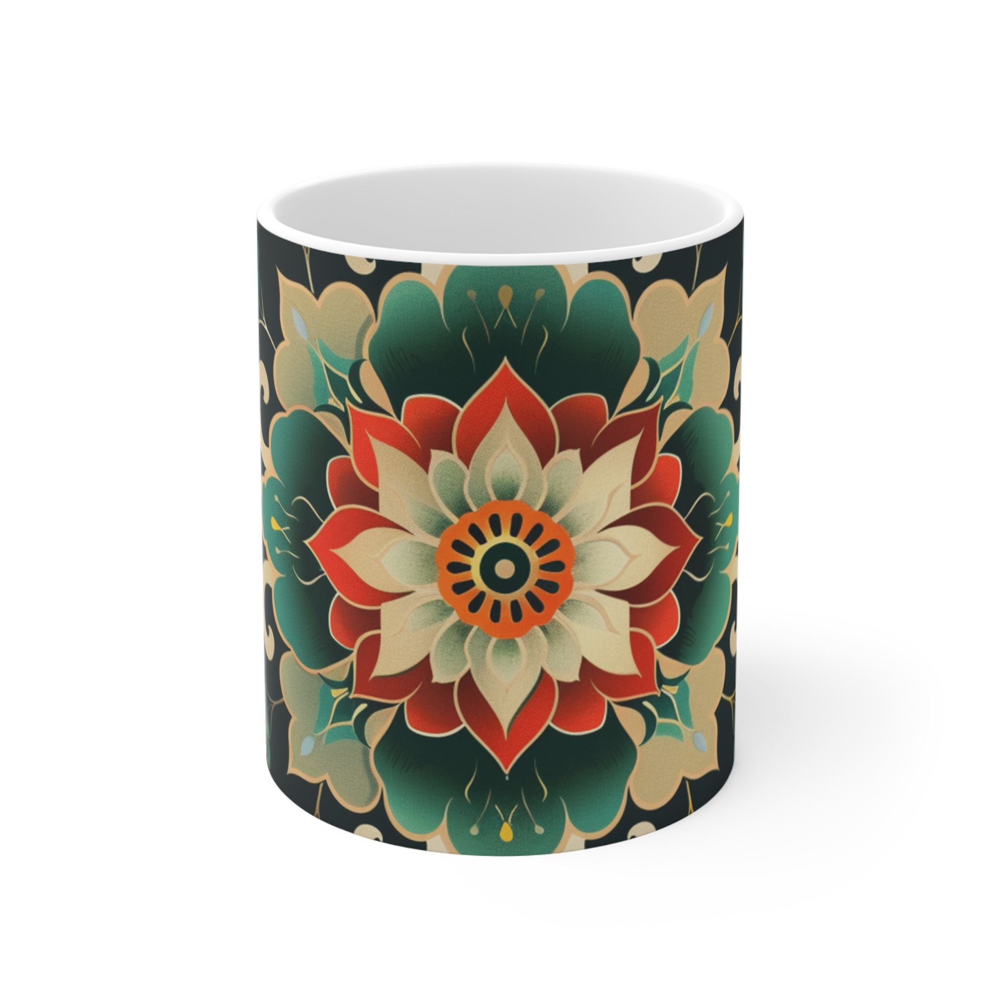 Eastern Enchantment 11 - Mug - 11oz Ceramic Coffee Cup for Home and Office