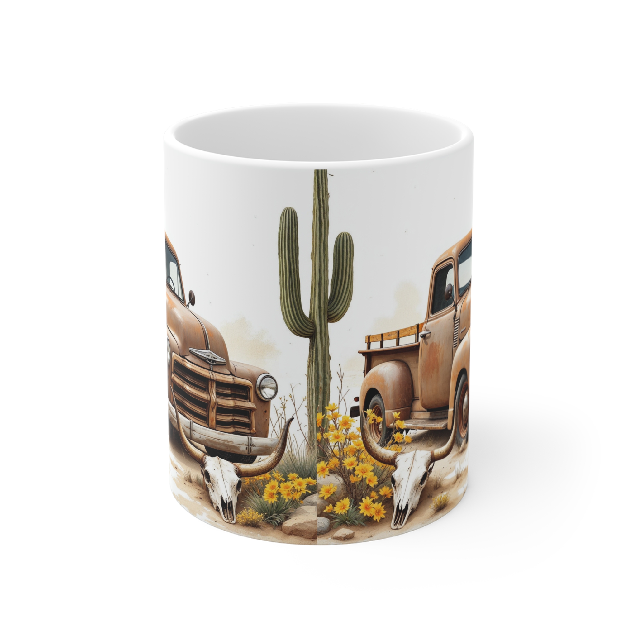Truck and Skull | Mug 11oz - Image 2