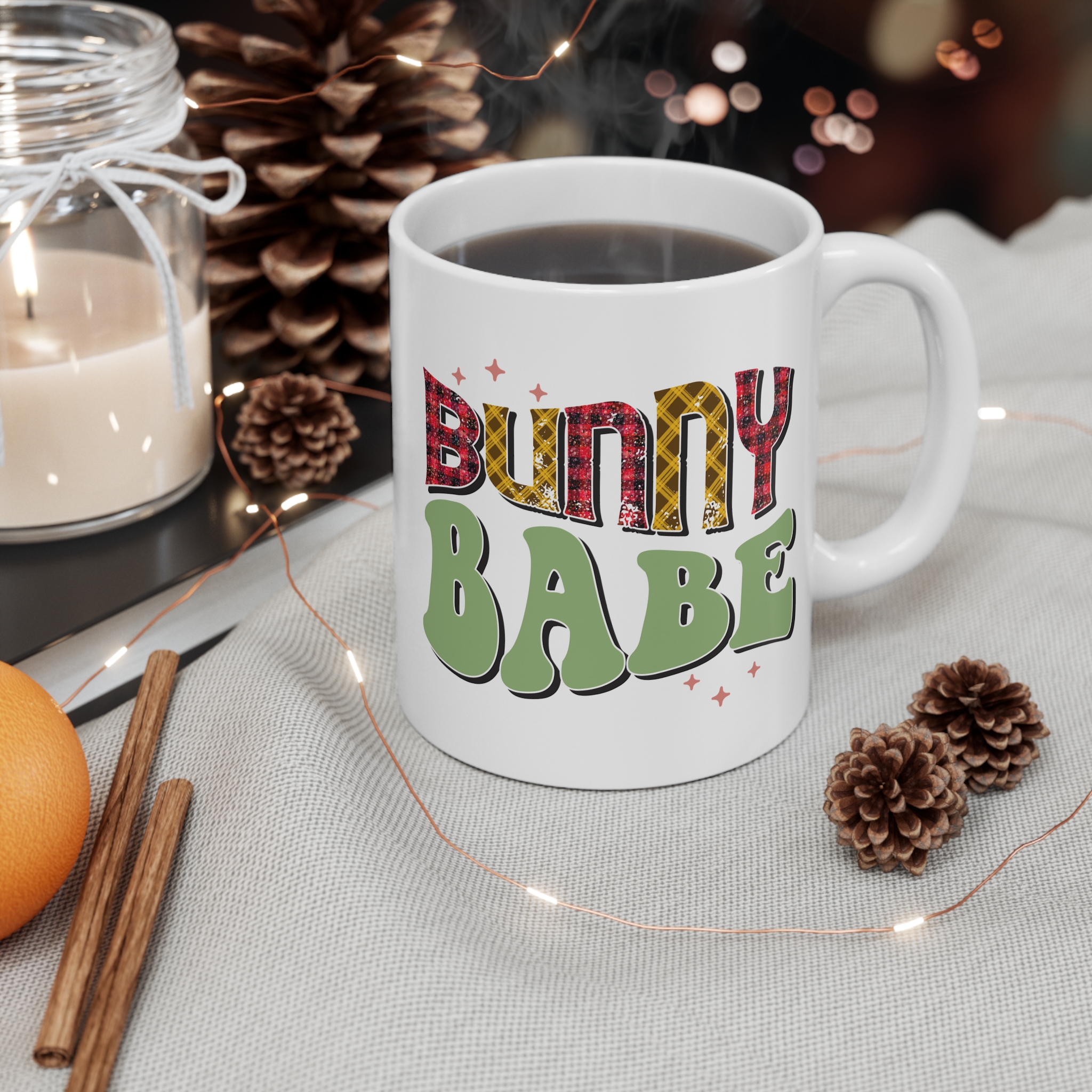 Cute Bunny Babe Mug 11oz - Perfect for Easter and Spring Celebrations - Image 5