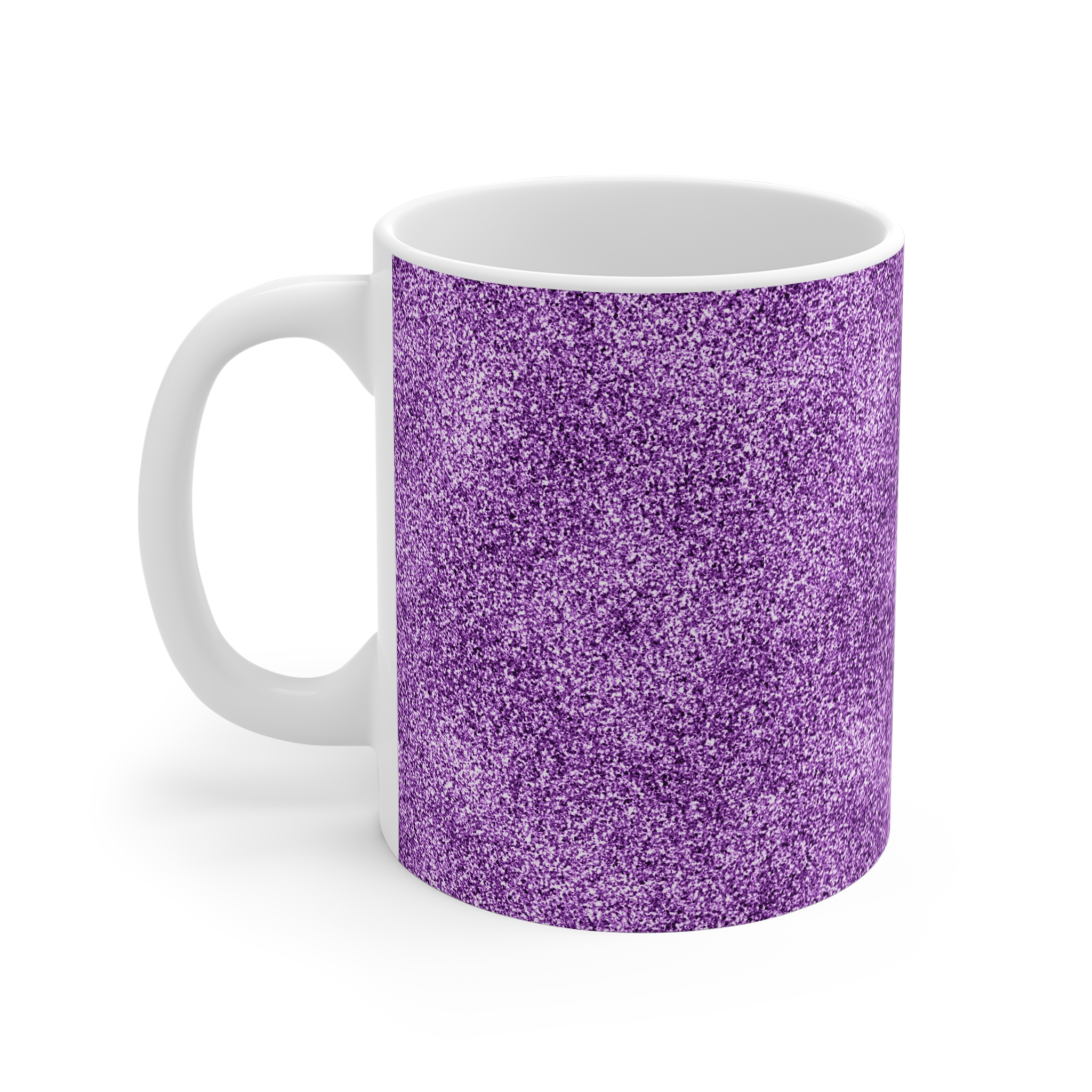 Spring Glitter Easter Purple Mug - 11oz Ceramic Coffee Cup for Creative Souls - Image 2