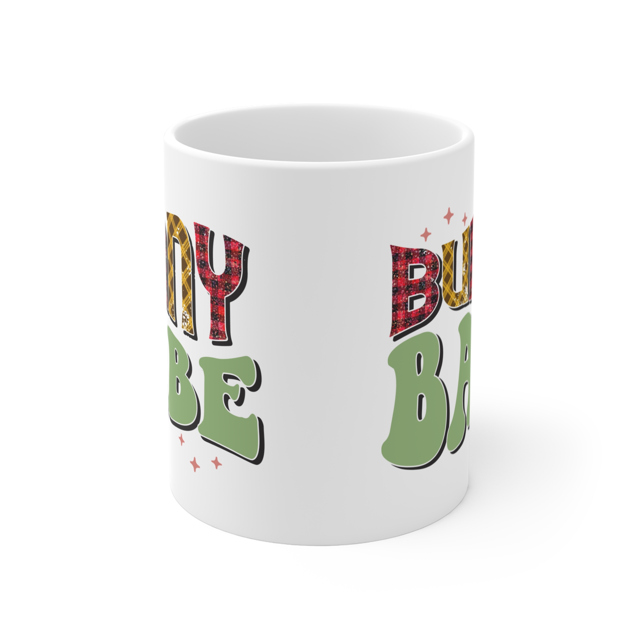 Cute Bunny Babe Mug 11oz - Perfect for Easter and Spring Celebrations - Image 2