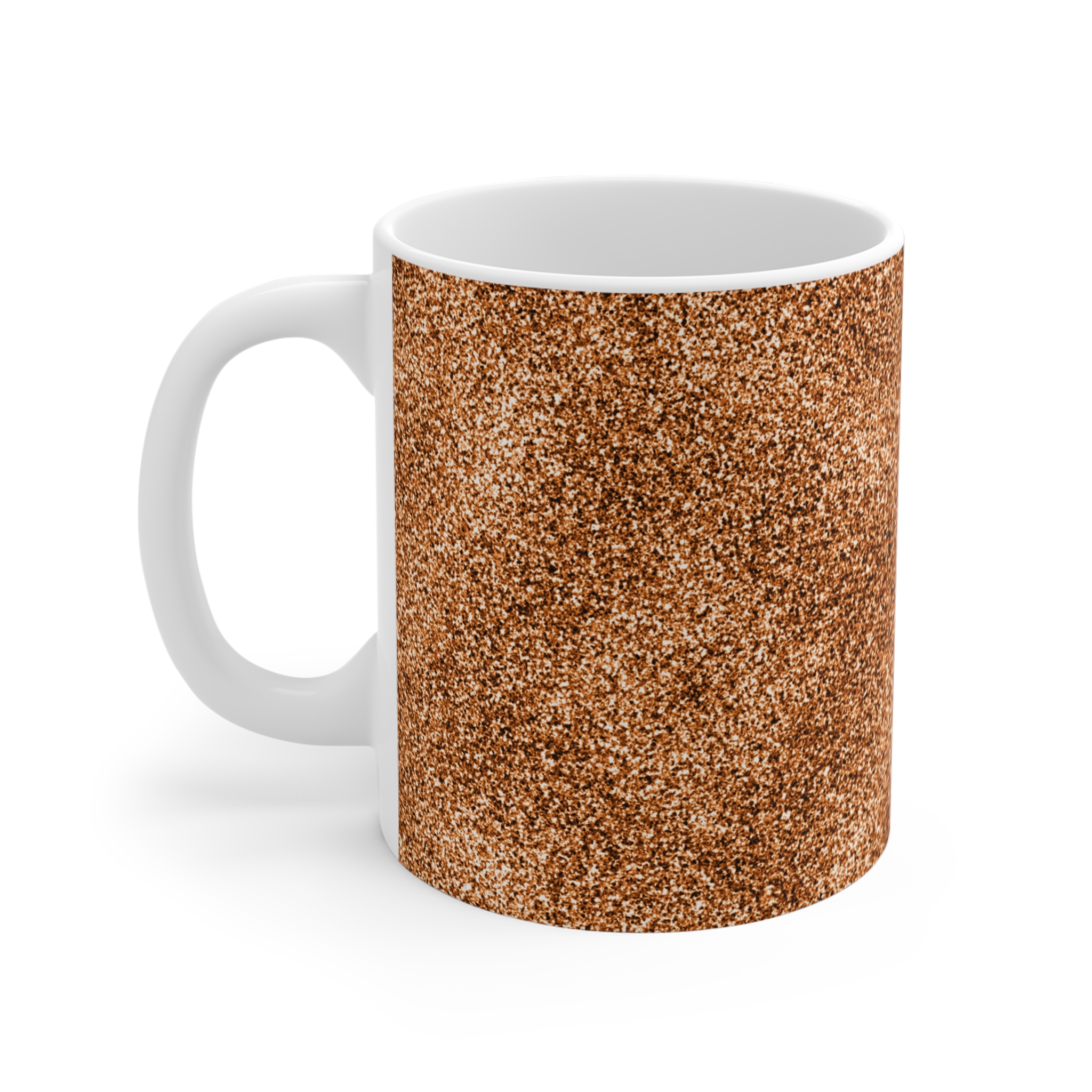 Copper Glitter 11oz Coffee Mug - Cozy Gift for Home and Office - Image 2