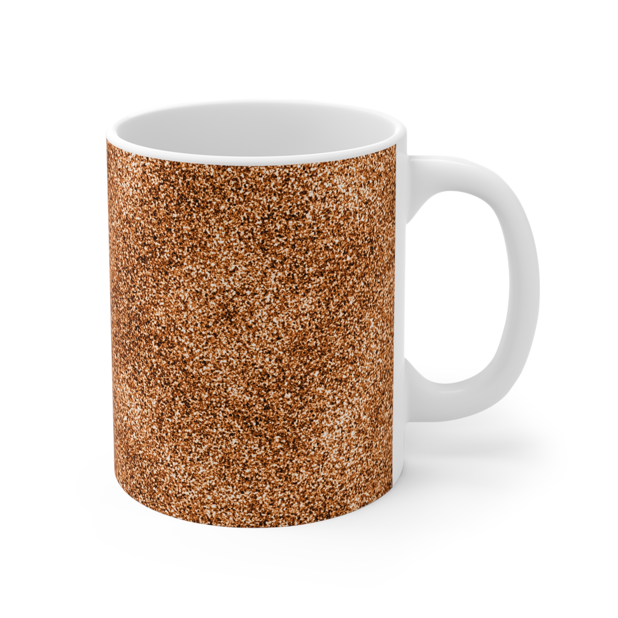 Copper Glitter 11oz Coffee Mug - Cozy Gift for Home and Office - Image 3