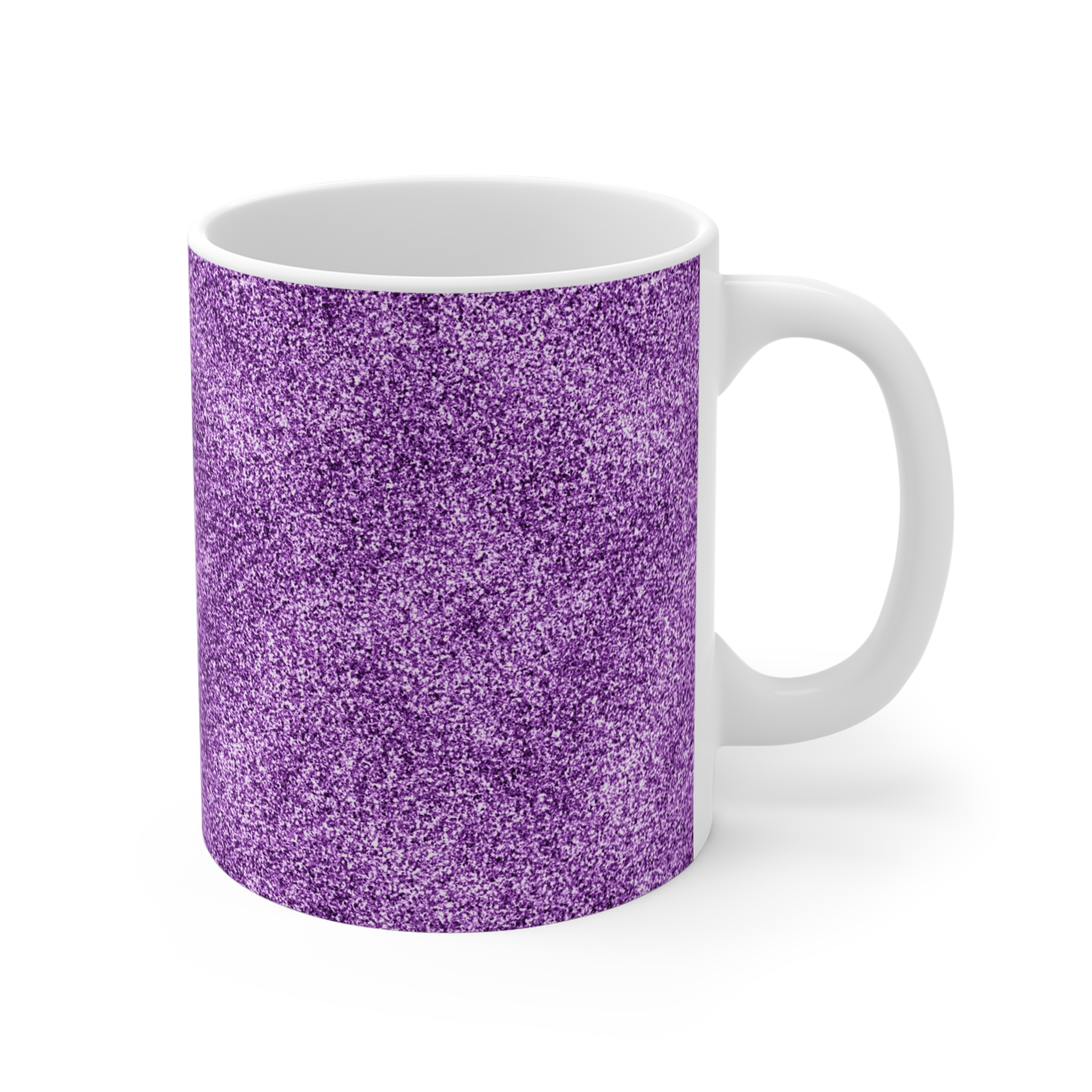 Spring Glitter Easter Purple Mug - 11oz Ceramic Coffee Cup for Creative Souls - Image 3
