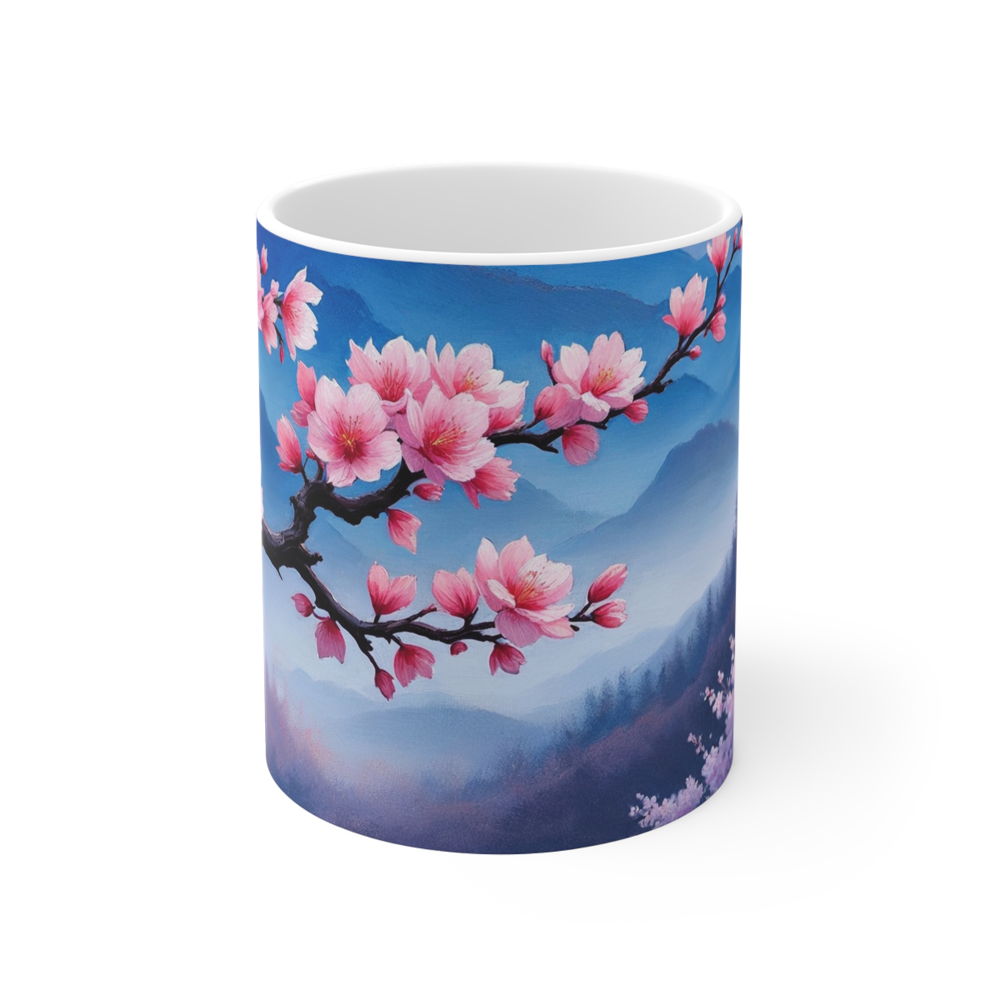 Pink Flowers | Mug 11oz - Image 2