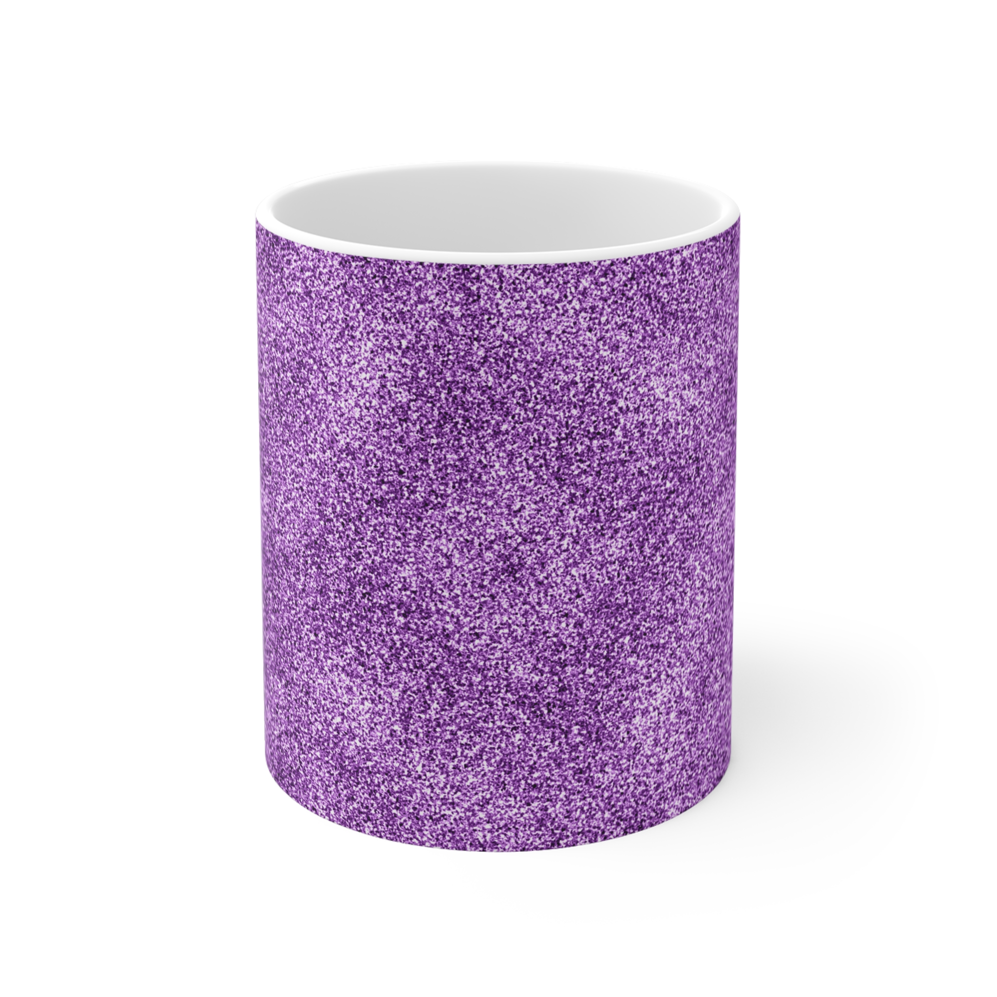 Spring Glitter Easter Purple Mug - 11oz Ceramic Coffee Cup for Creative Souls