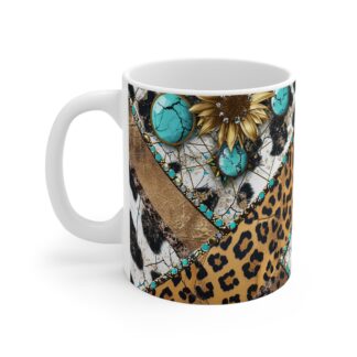 Country Western Turquoise Mug 11oz