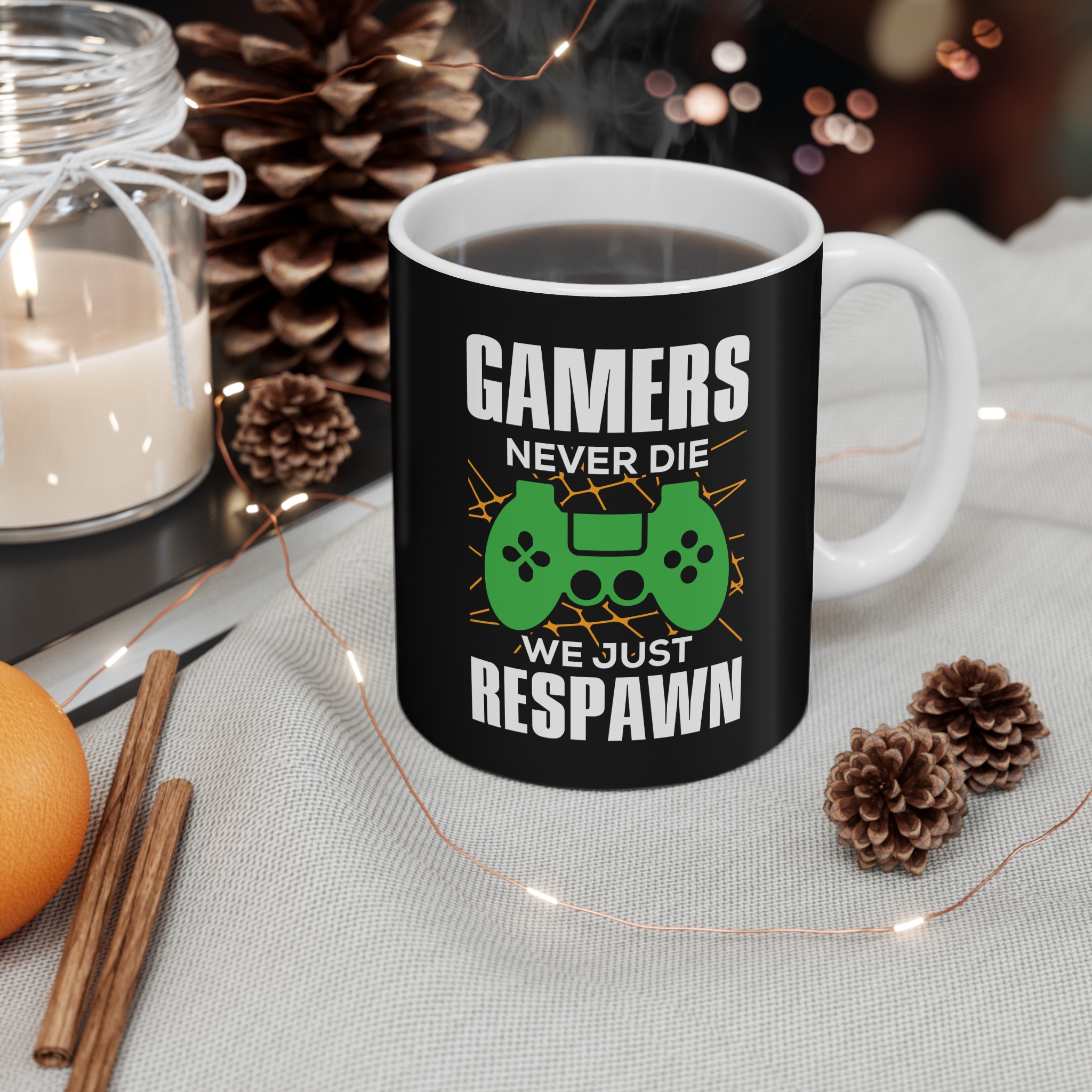 Gamers Respawn Mug 11oz - Perfect Gift for Gaming Enthusiasts - Image 5