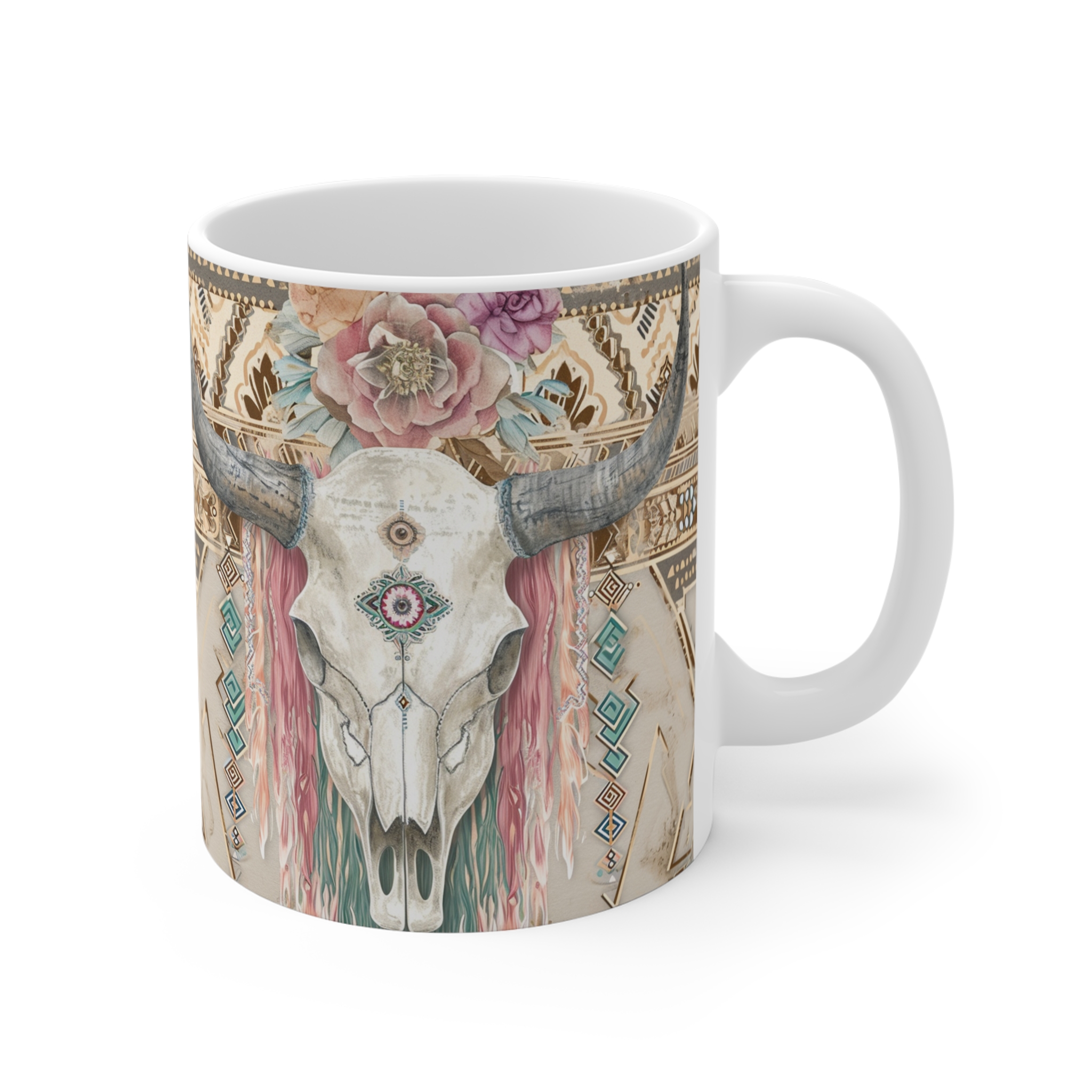 Country Western Cow Skull - Image 3