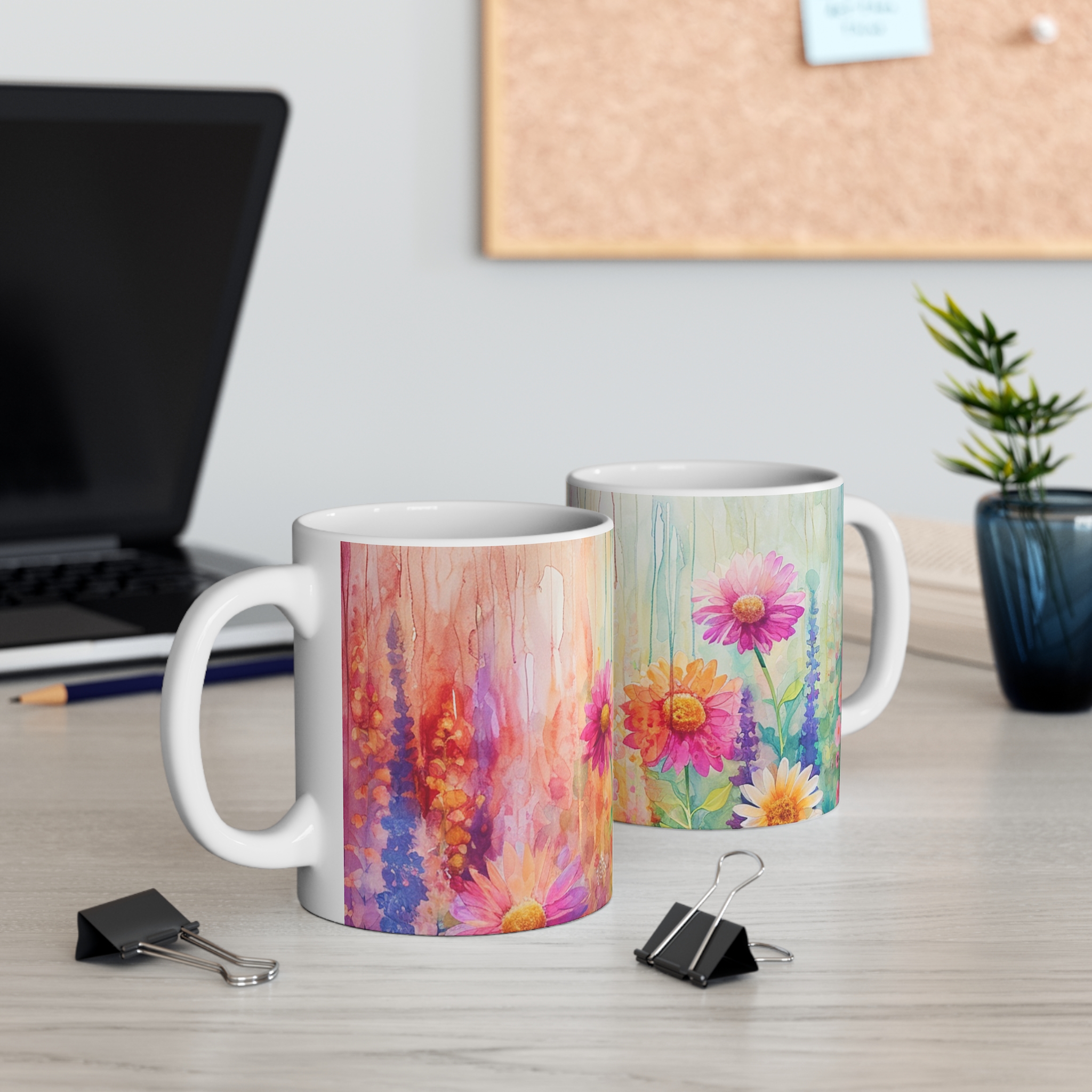 Gerbera Daises 11oz Mug - Vibrant Flower Design for Coffee Lovers - Image 5