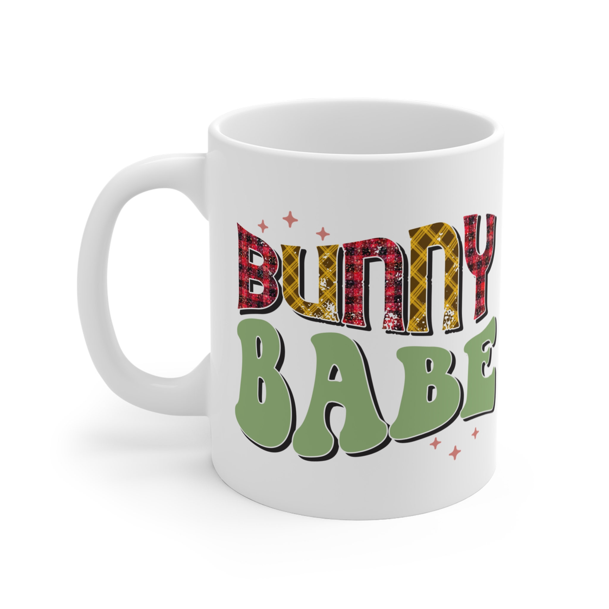Cute Bunny Babe Mug 11oz - Perfect for Easter and Spring Celebrations - Image 3