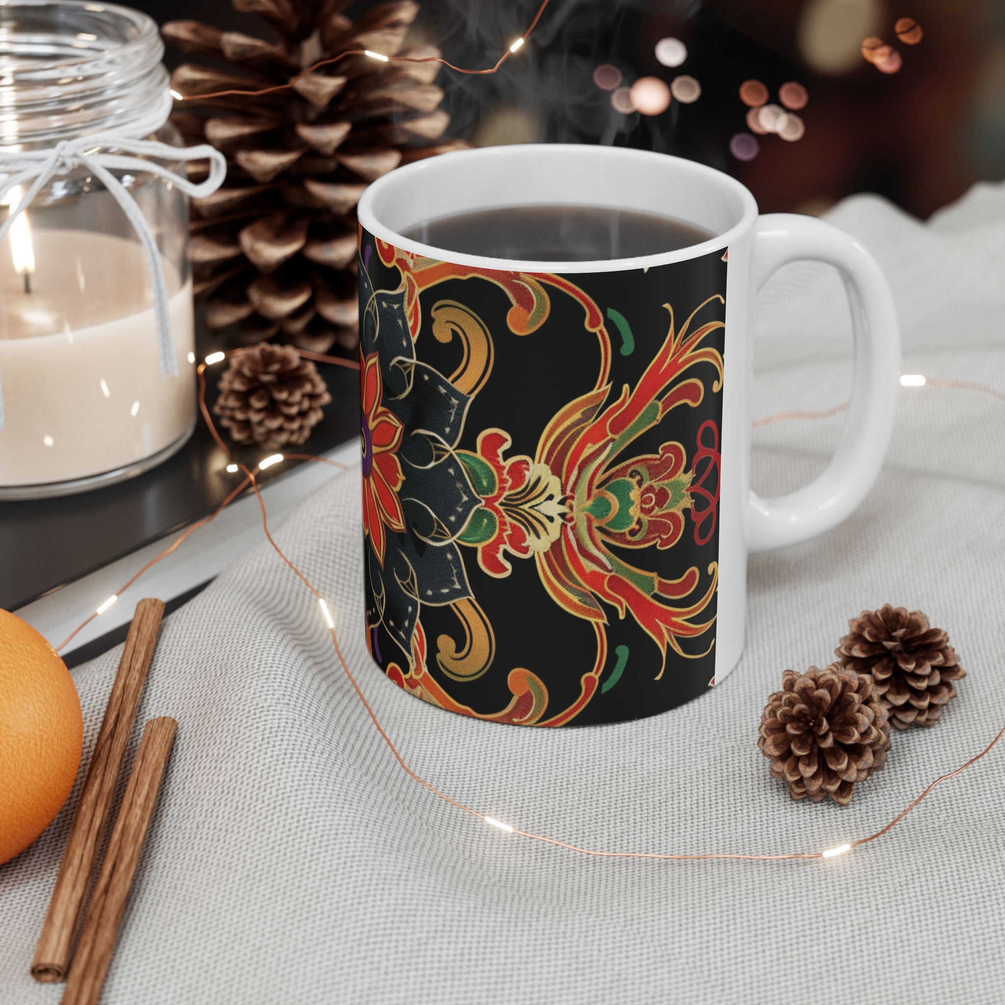Eastern Enchantment 7 - 11oz Coffee Mug - Image 4