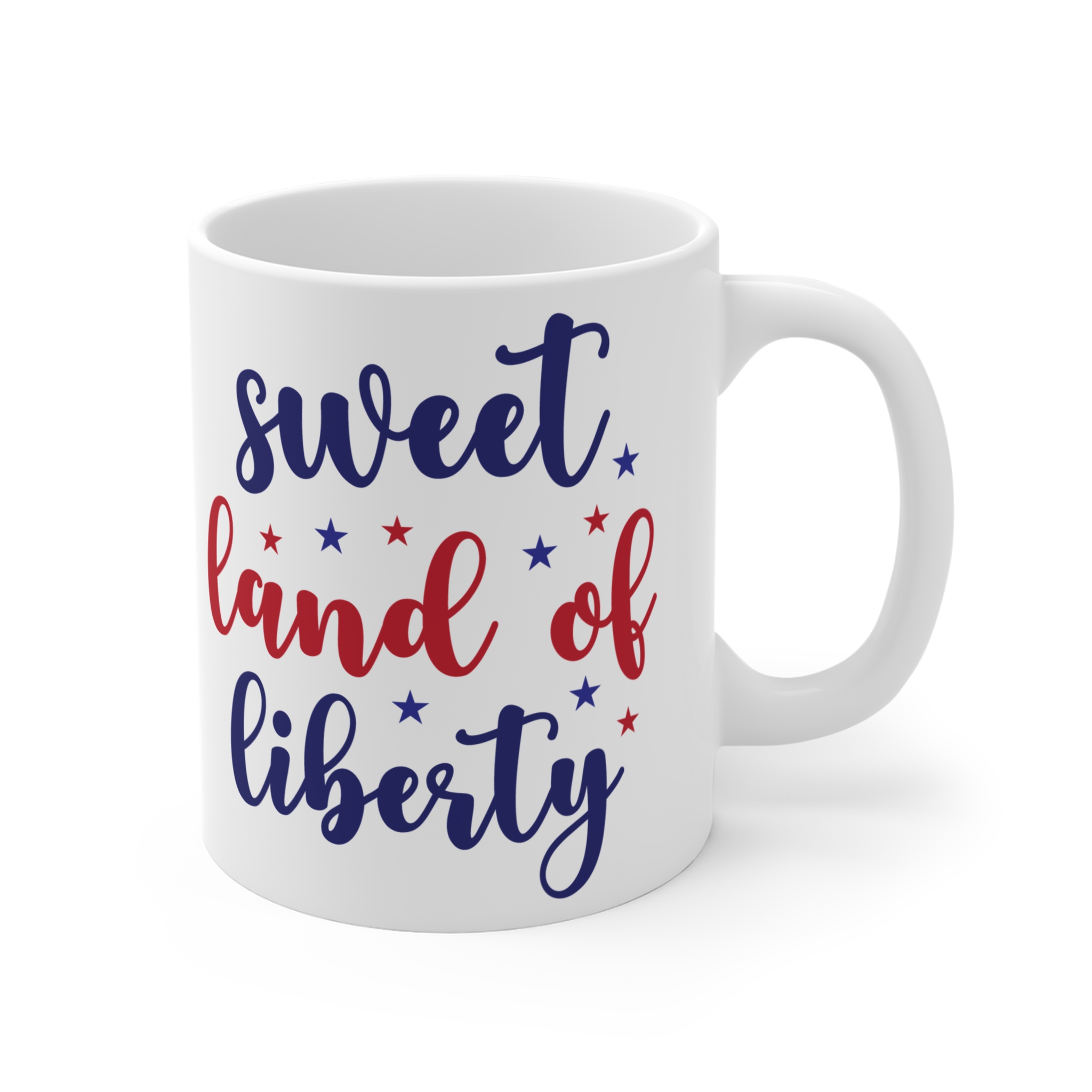 Mug — "Sweet Land of Liberty" Patriotic 11oz Coffee Mug - Image 4