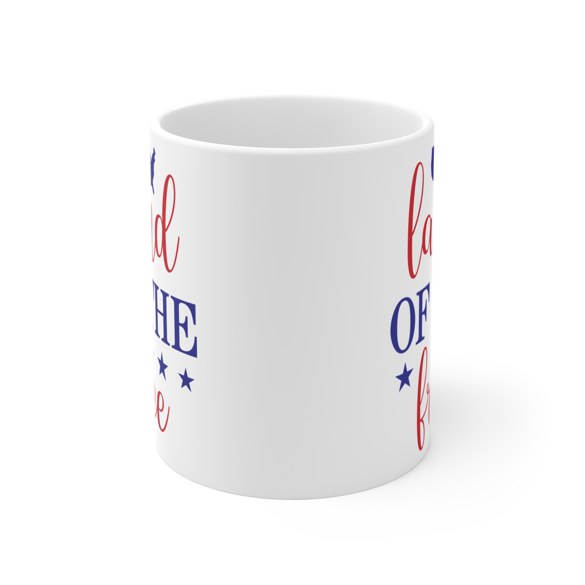 Land of the Free Coffee Mug — Patriotic 11oz USA Independence Day Gift - Image 2