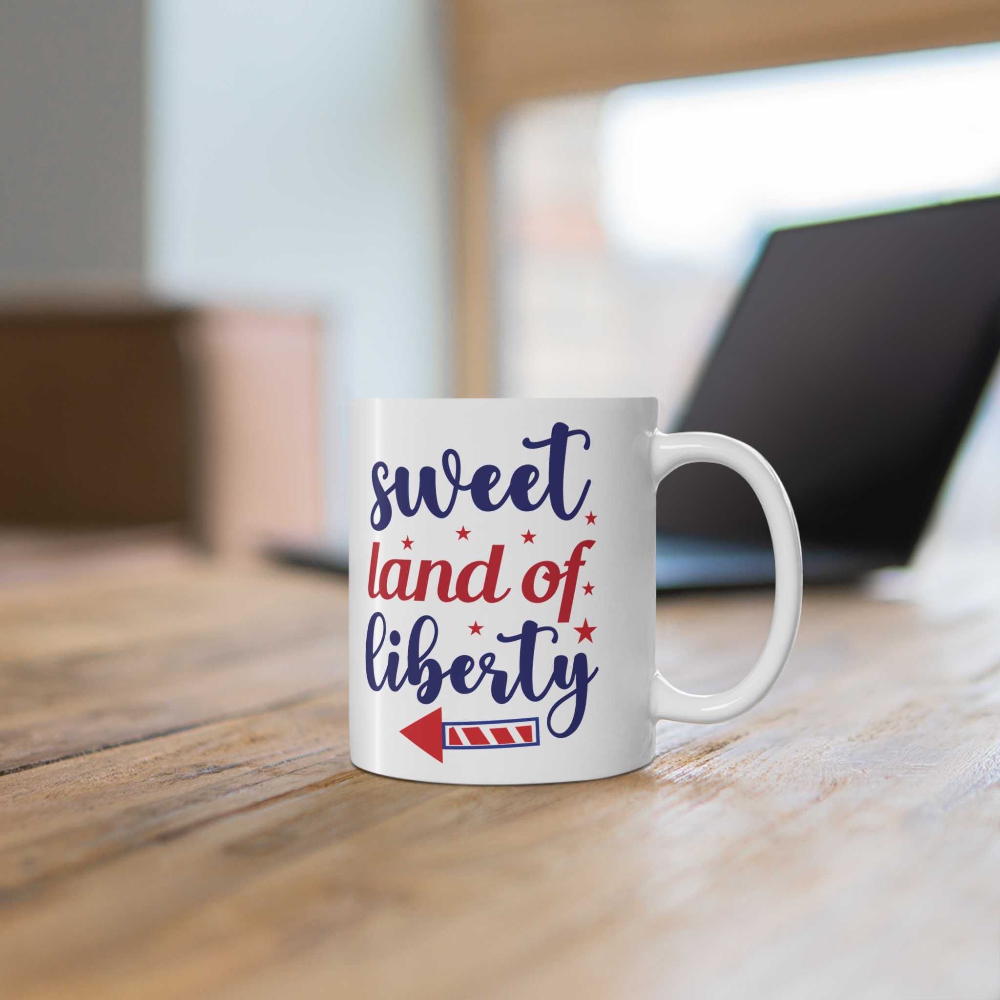 Sweet Land of Liberty 11oz Mug — Patriotic Fourth of July Coffee Cup - Image 6