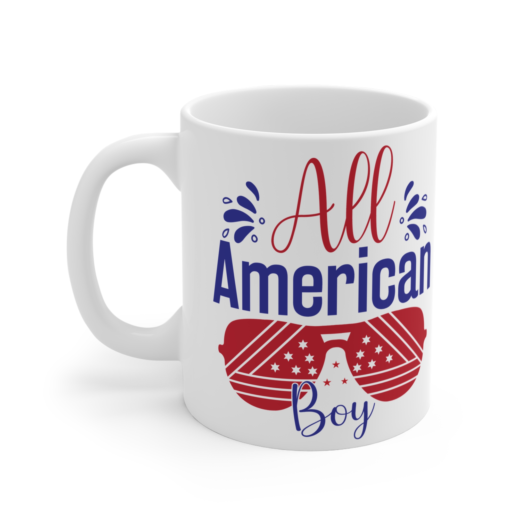 All American Boy Mug – Patriotic 11oz Coffee Cup - Image 3
