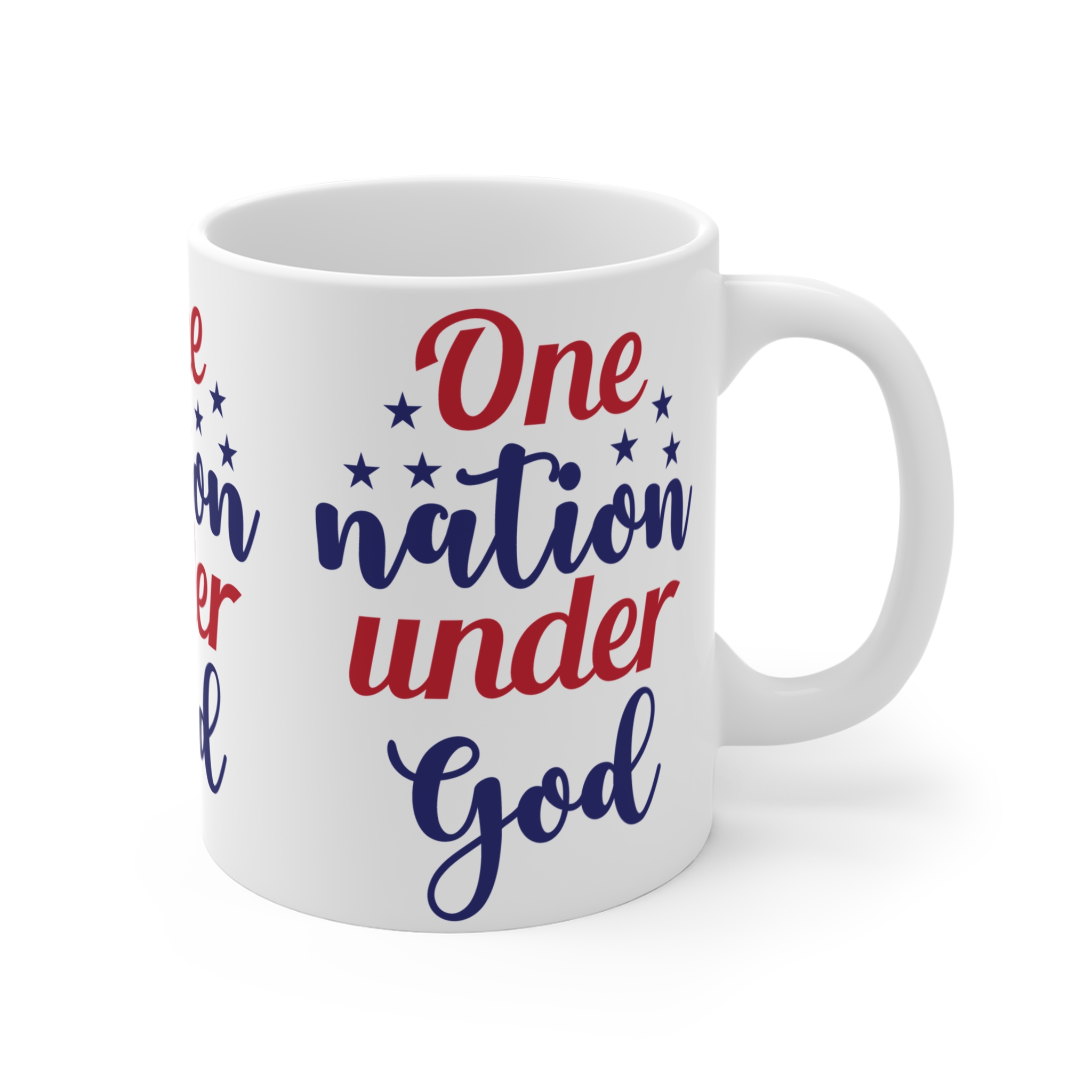 One Nation Under God Mug — Patriotic 11oz Coffee Cup - Image 4