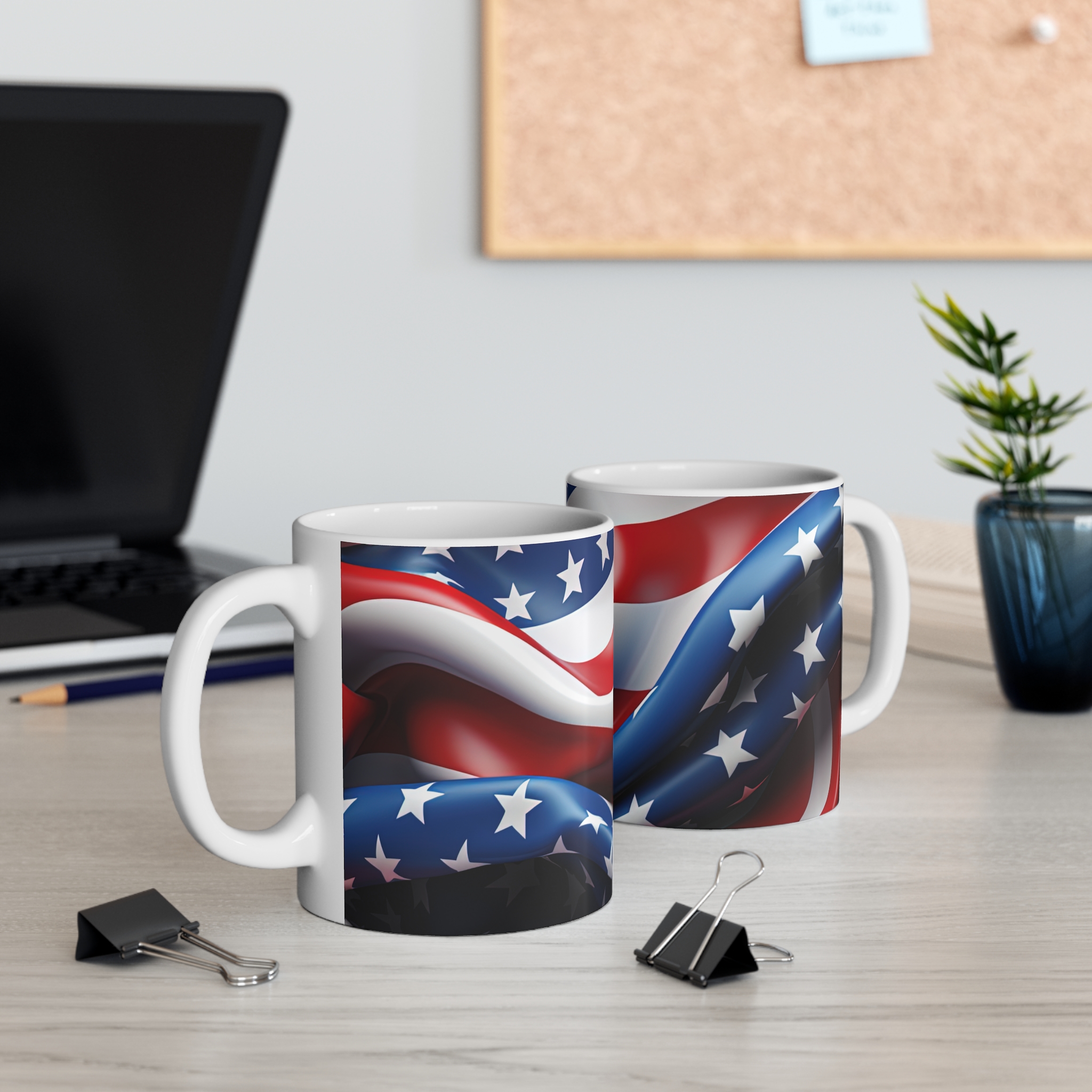American Flag 11oz Mug — Patriotic Stars & Stripes Coffee Cup - Image 5
