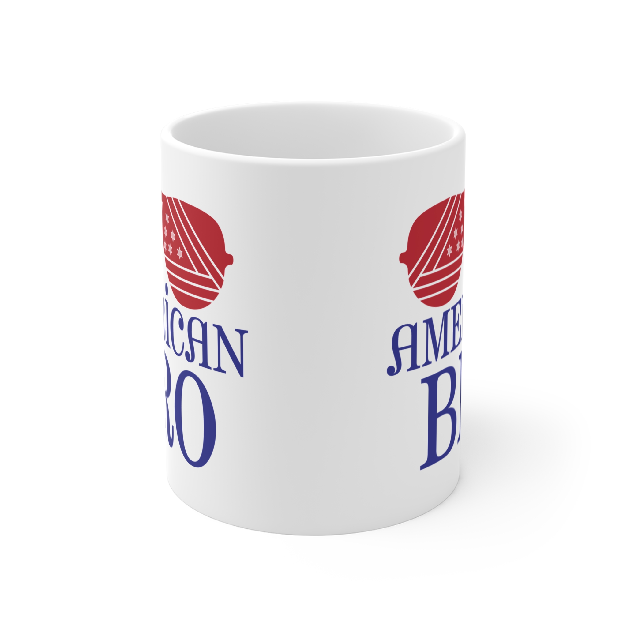 American Bro Mug — Patriotic 11oz Coffee Cup with Flag Sunglasses Design - Image 2