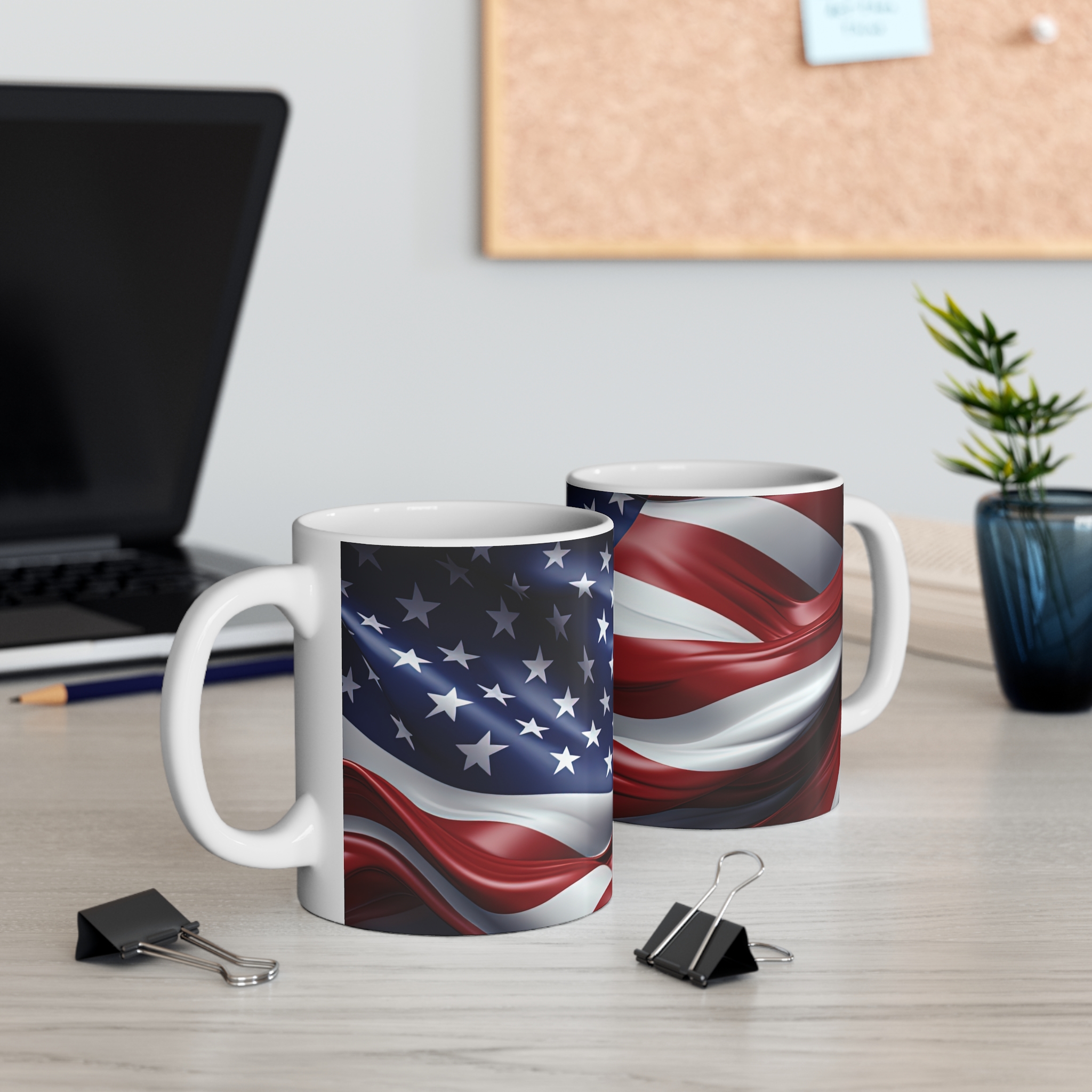 American Flag 11oz Coffee Mug — Patriotic Stars & Stripes Drinkware for Veterans, 4th of July & Memorial Day - Image 5