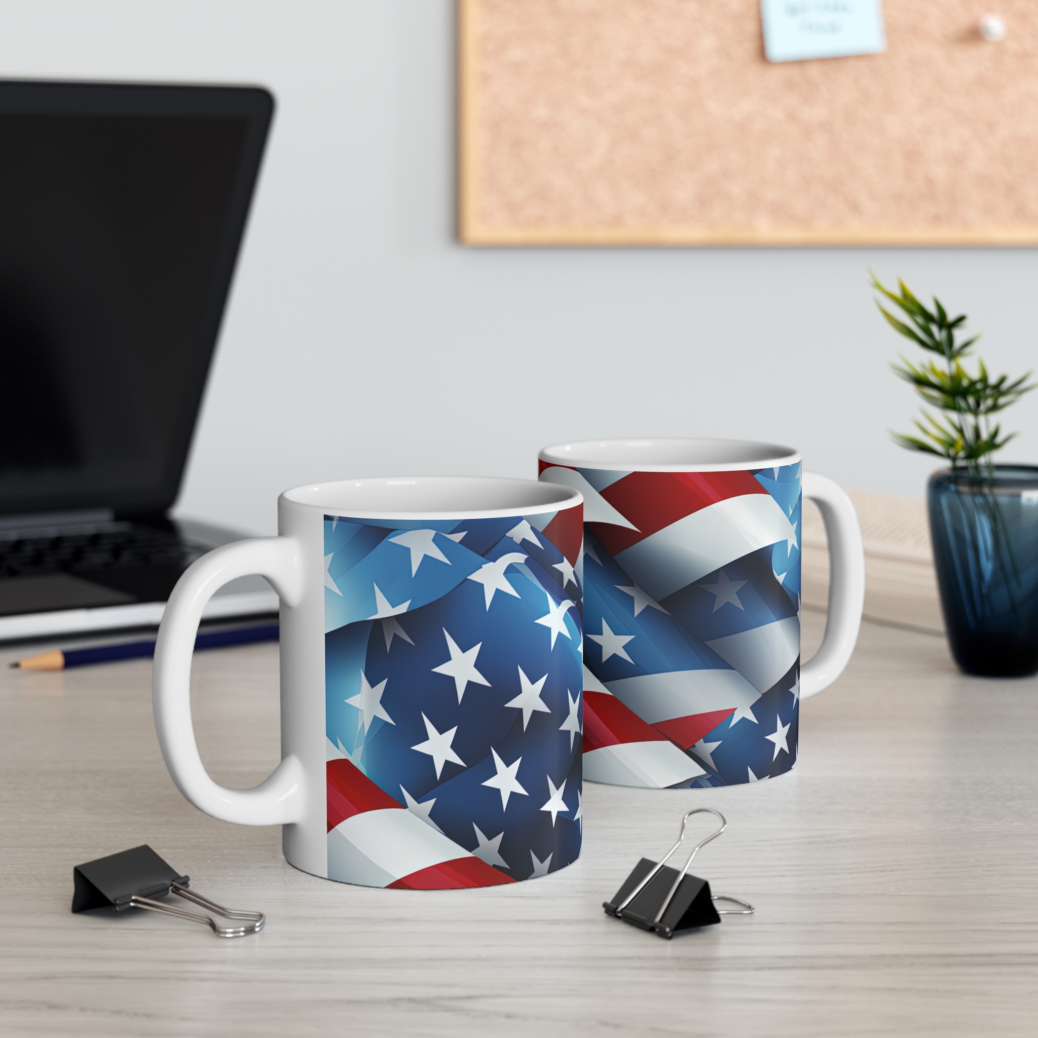 American Flag 11oz Mug — Patriotic Stars & Stripes Coffee Cup - Image 5