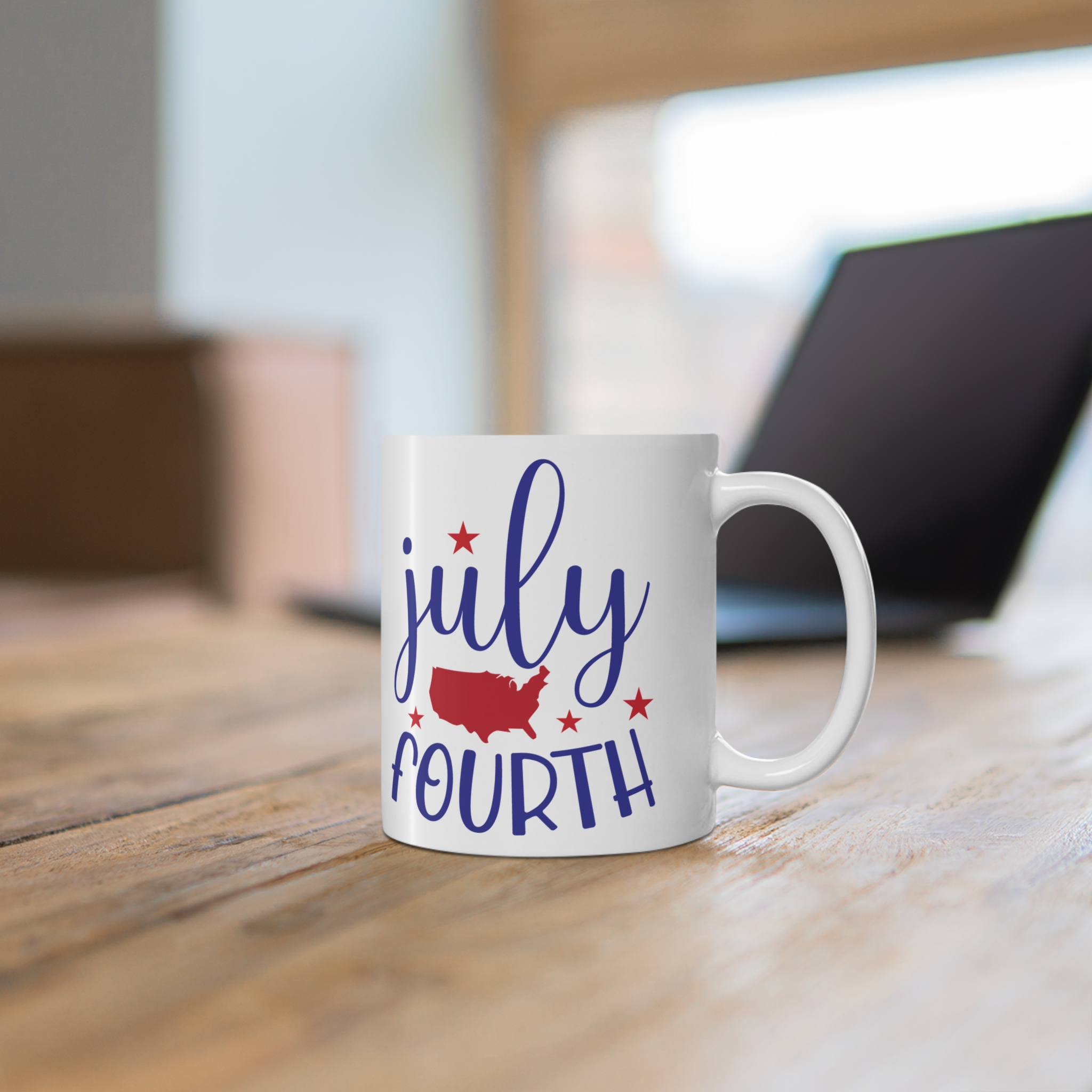 July Fourth USA Mug – 11oz Patriotic Independence Day Coffee Cup - Image 6