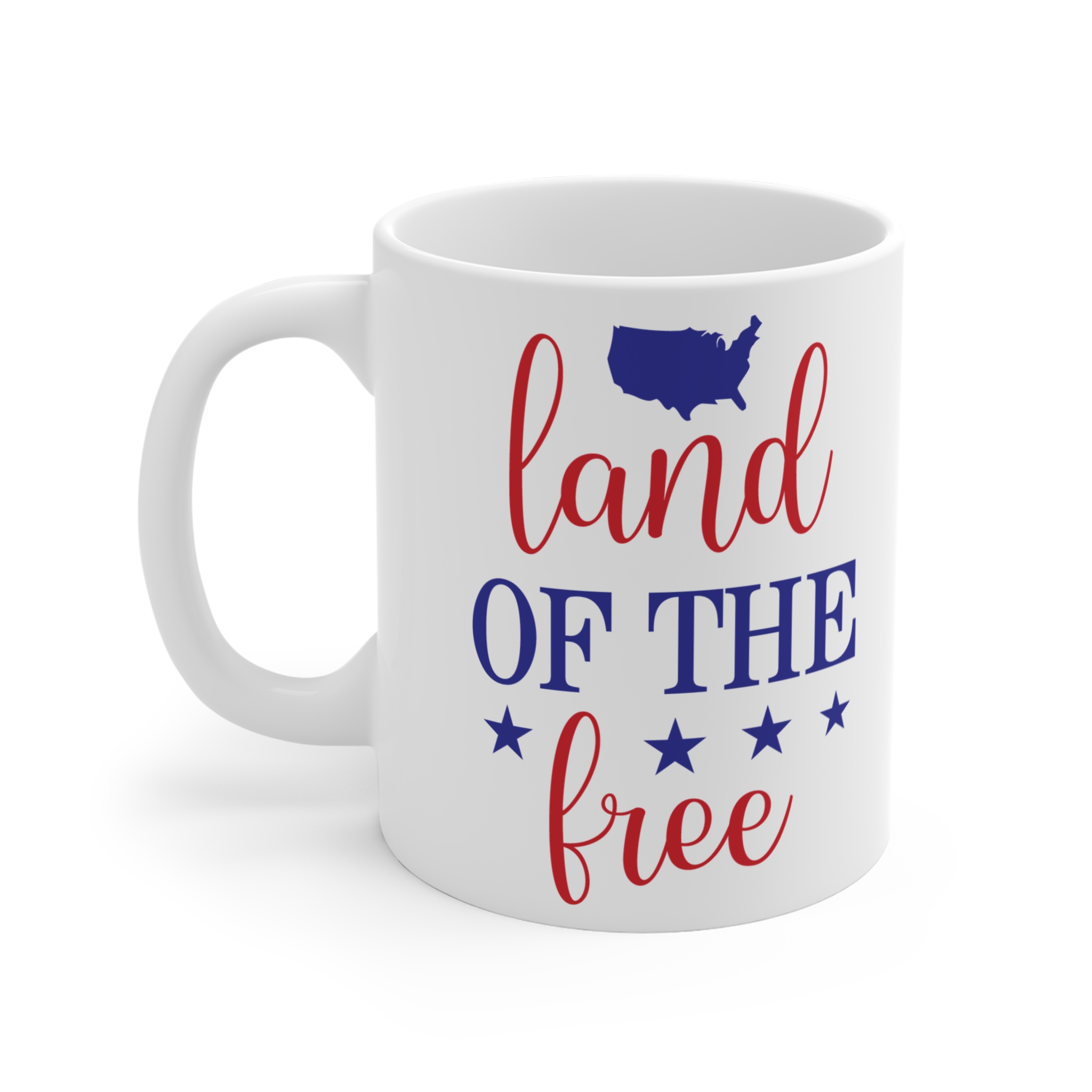 Land of the Free Coffee Mug — Patriotic 11oz USA Independence Day Gift - Image 3