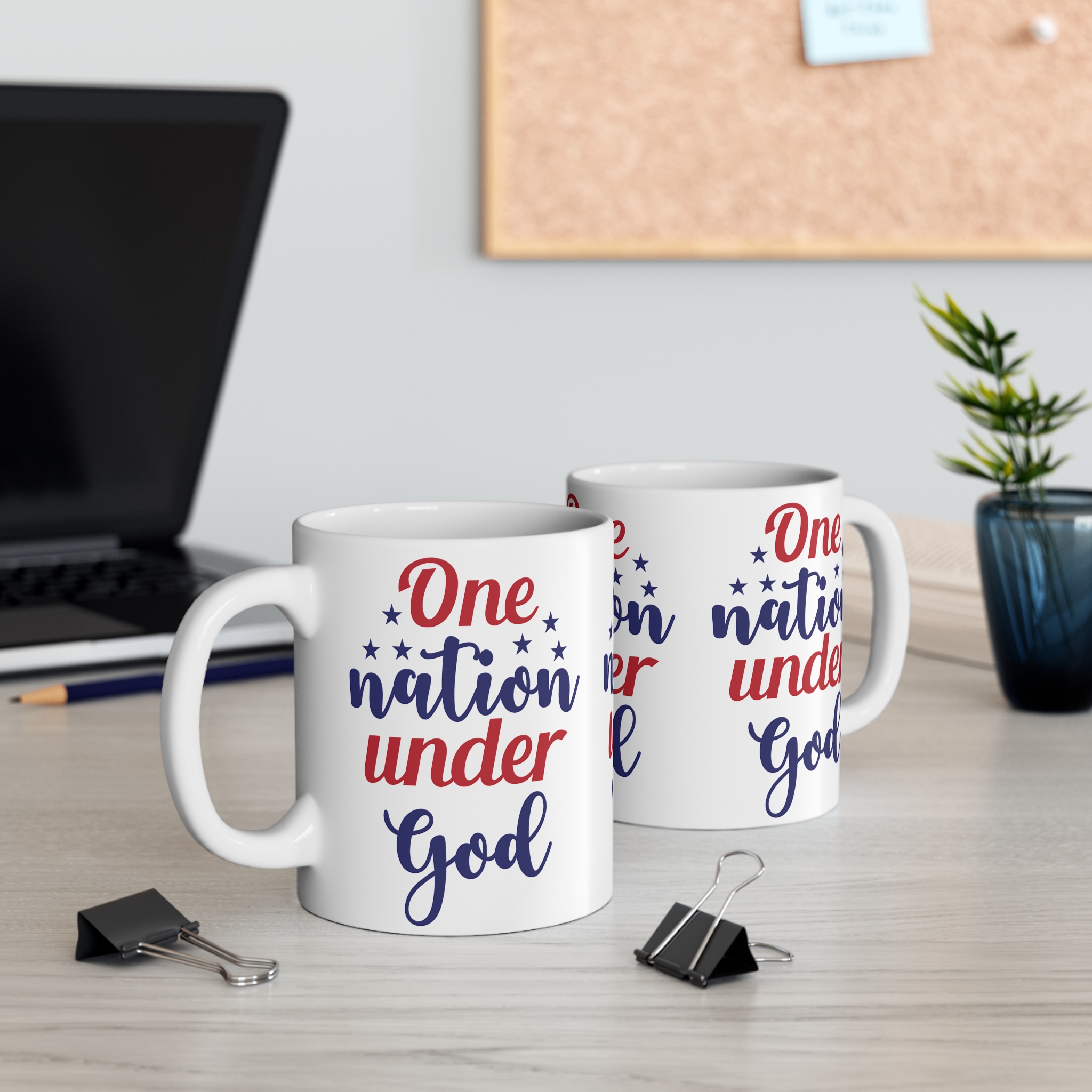 One Nation Under God Mug — Patriotic 11oz Coffee Cup - Image 5