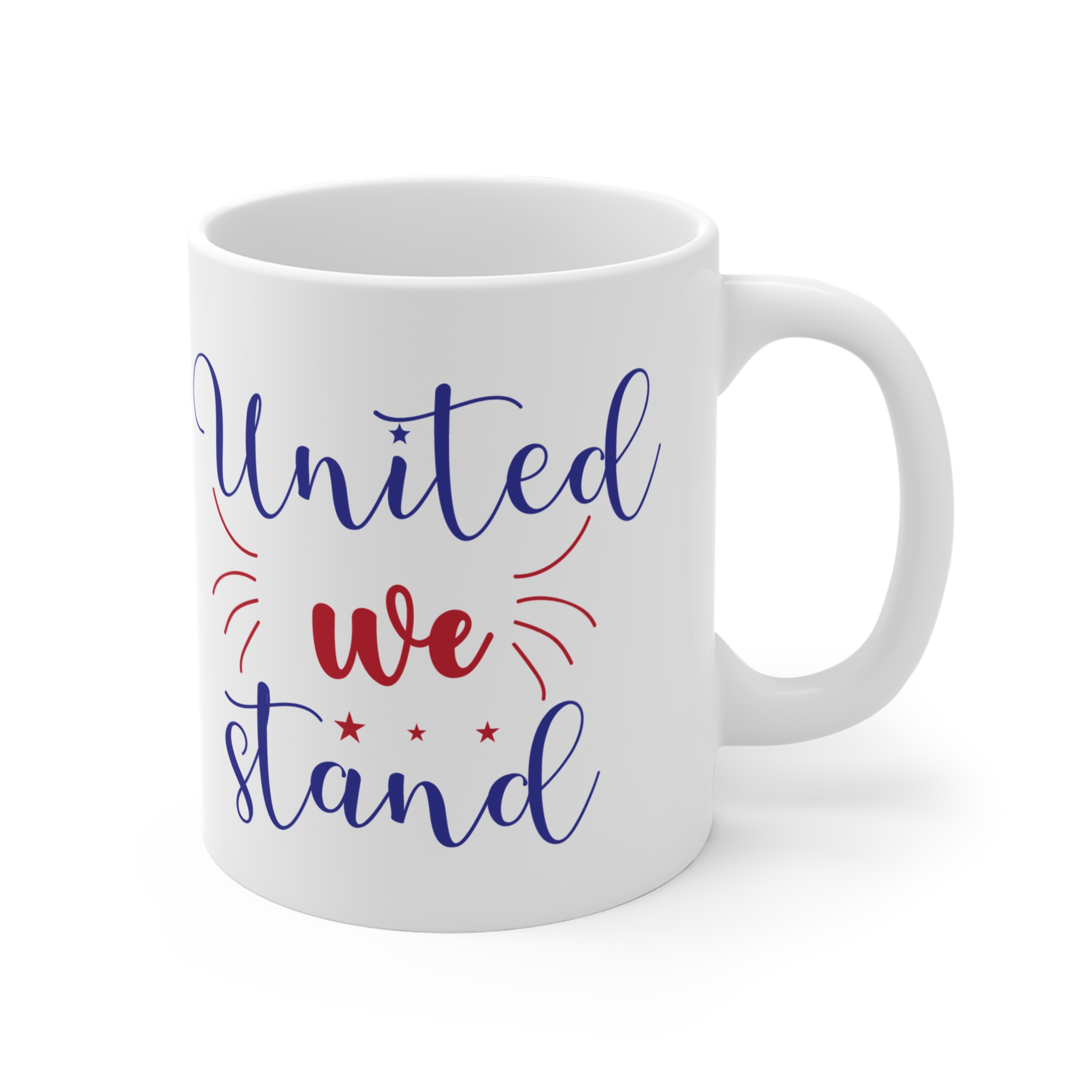 United We Stand 11oz Patriotic Mug - Image 4