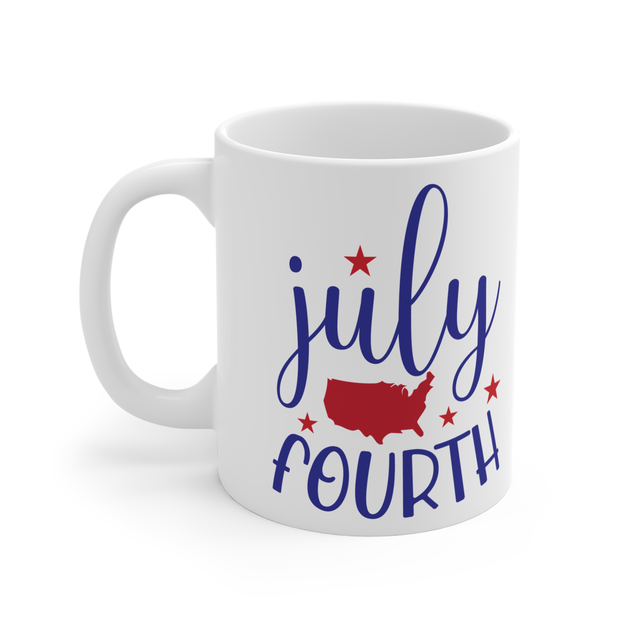 July Fourth USA Mug – 11oz Patriotic Independence Day Coffee Cup - Image 3