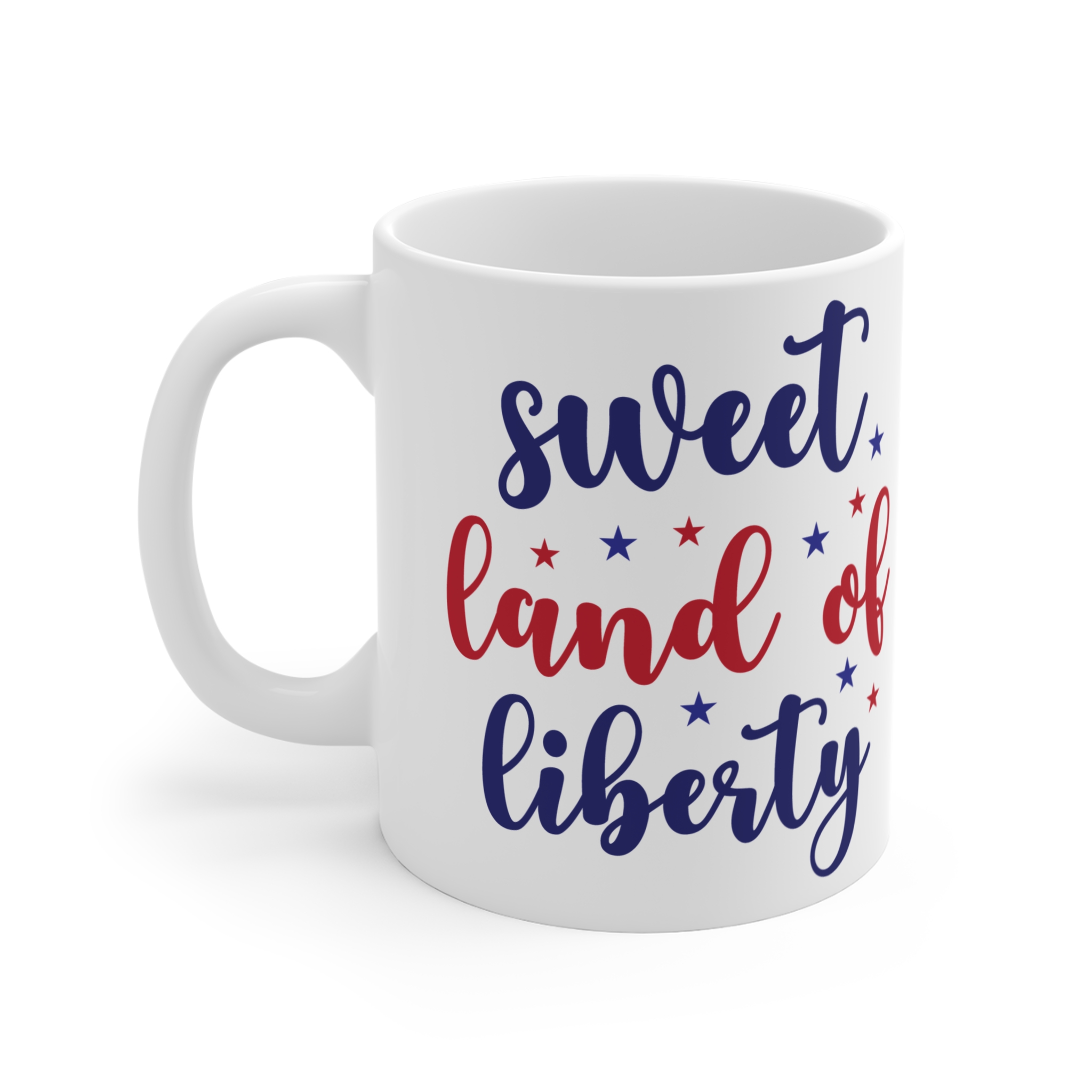 Mug — "Sweet Land of Liberty" Patriotic 11oz Coffee Mug - Image 3