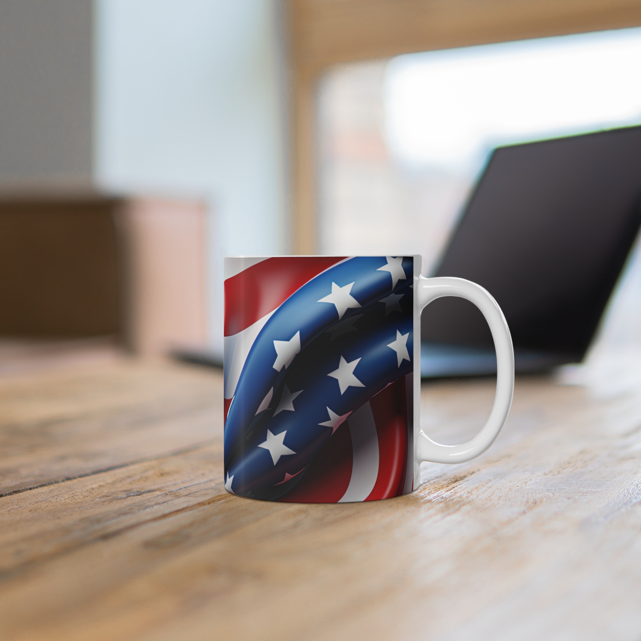 American Flag 11oz Mug — Patriotic Stars & Stripes Coffee Cup - Image 6