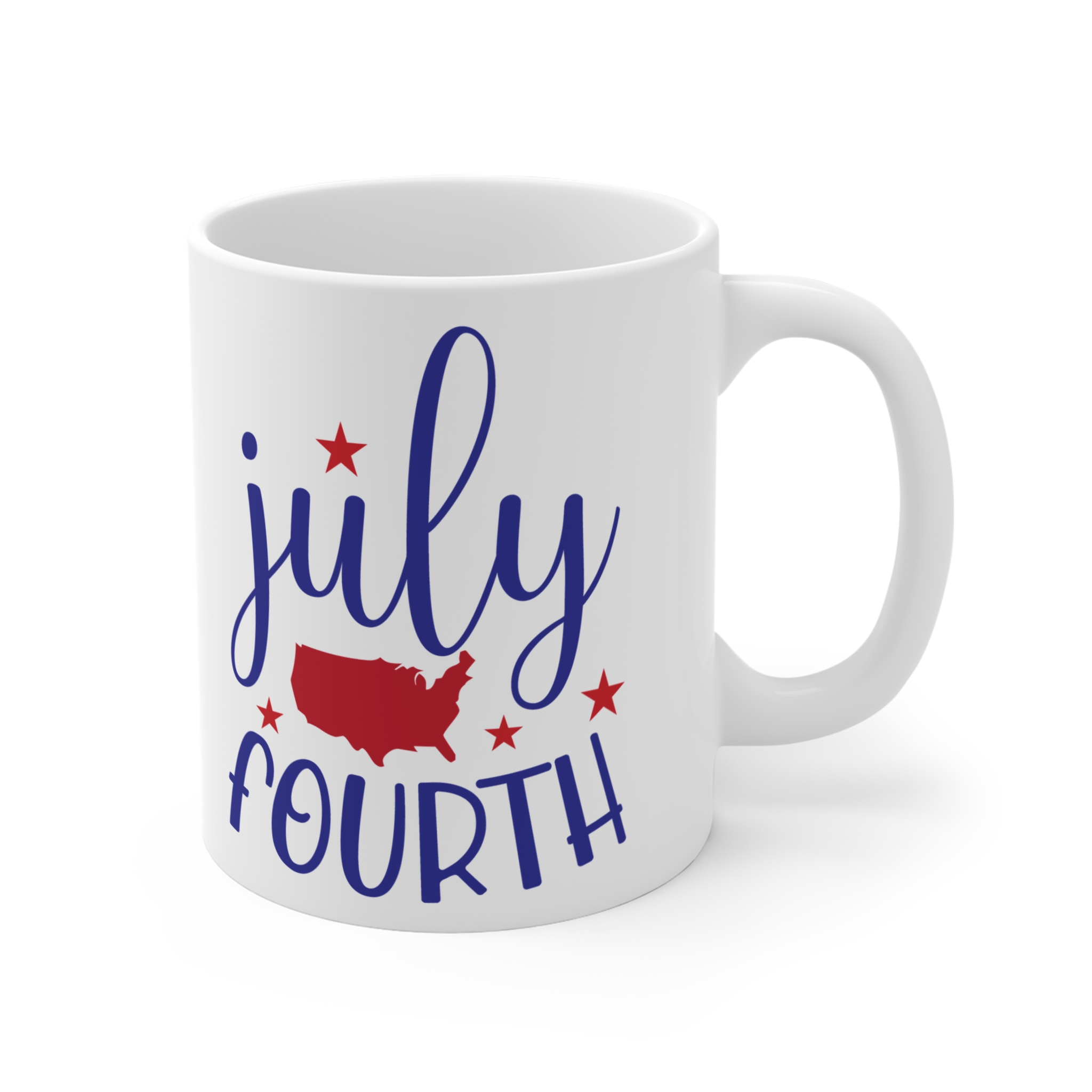 July Fourth USA Mug – 11oz Patriotic Independence Day Coffee Cup - Image 4