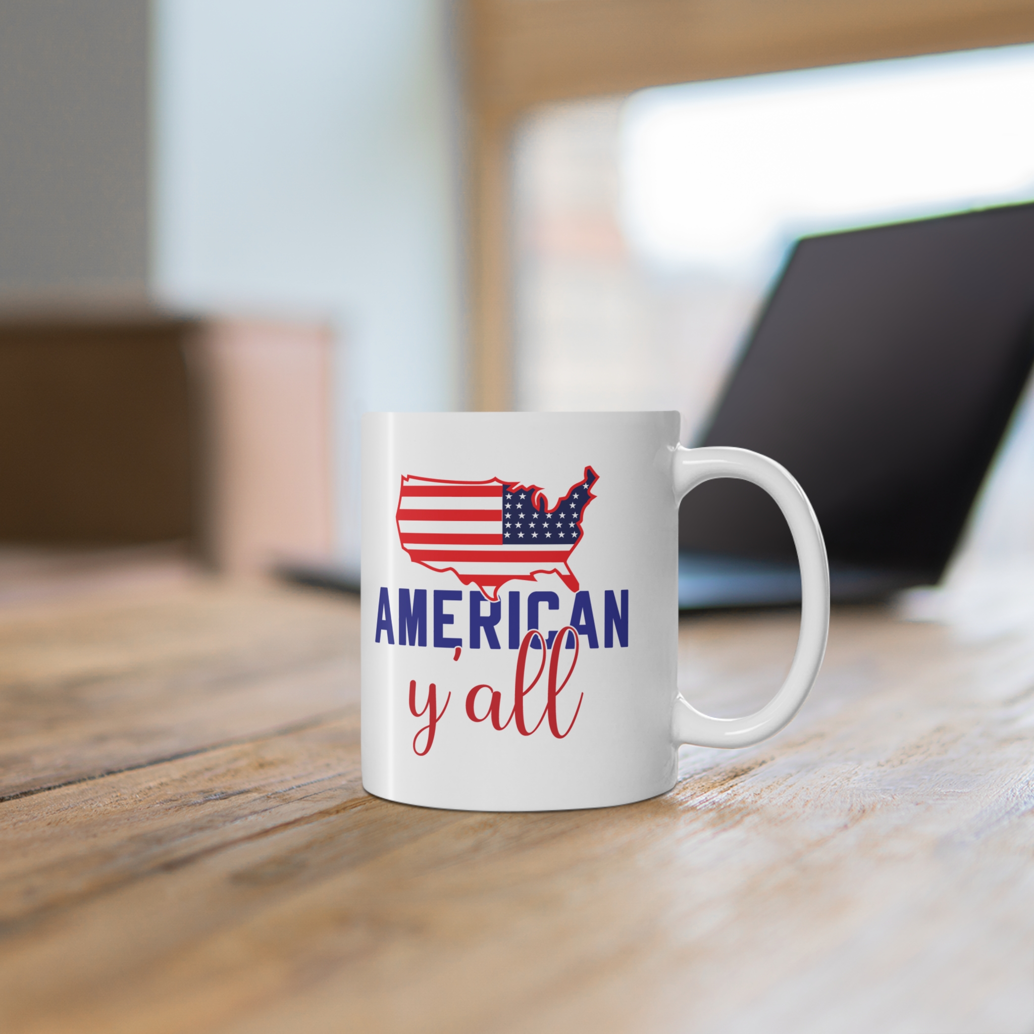American Y'all 11oz Mug — Patriotic USA Flag Coffee Cup - Image 6
